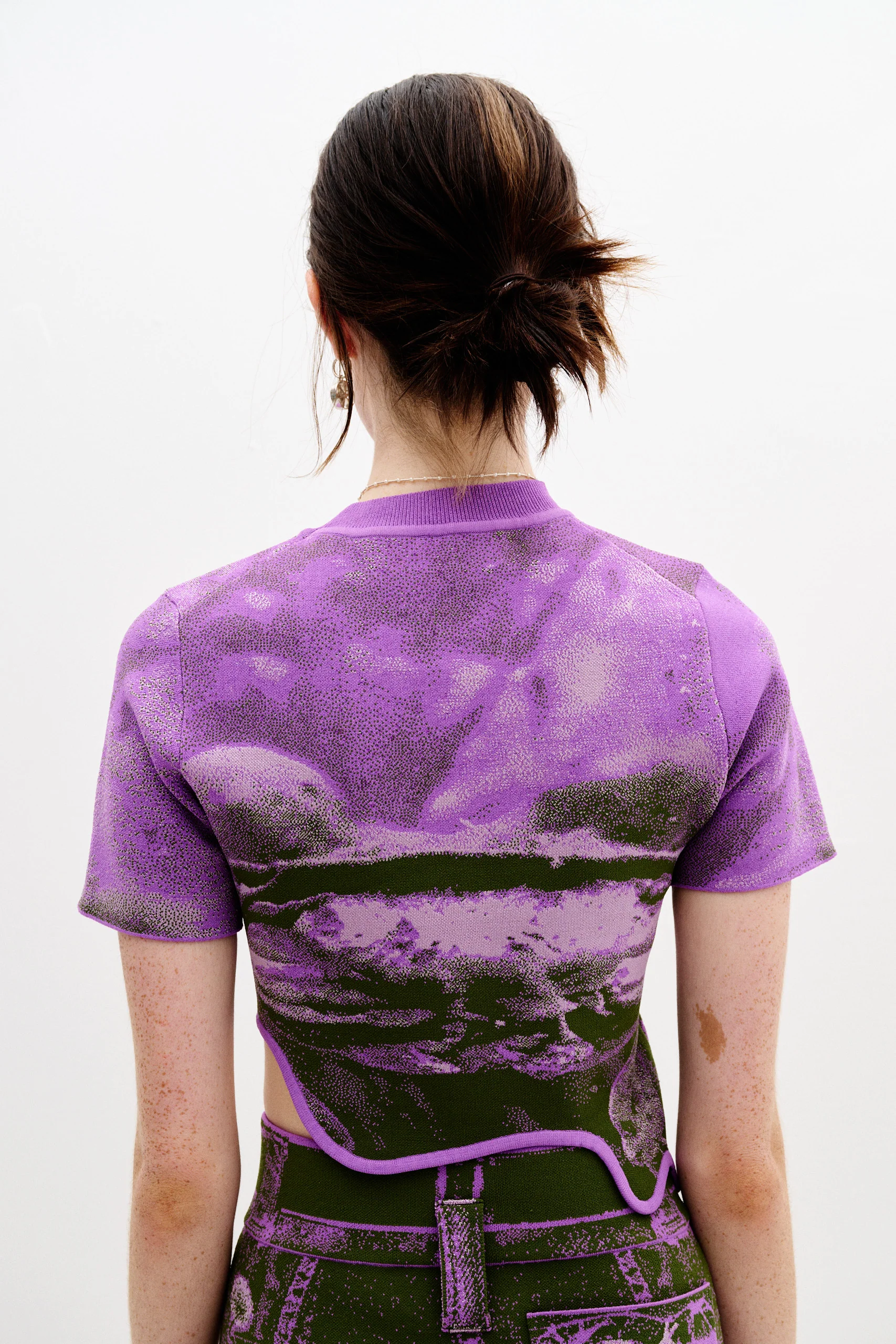 ACACIA FROG PRINT CROPPED TOP - Image 6