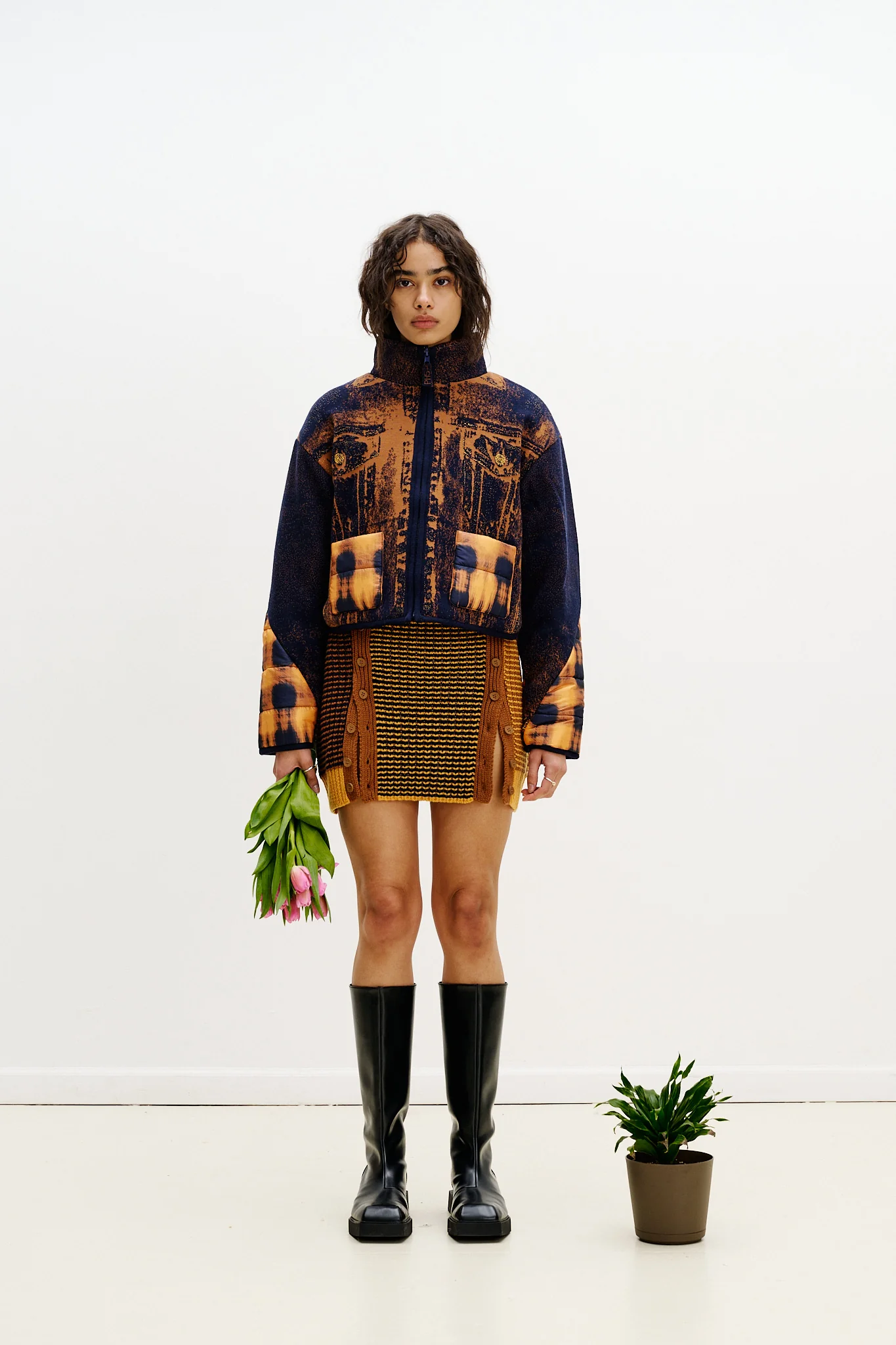 ADDIS MERINO WOOL MINI SKIRT - Image 4