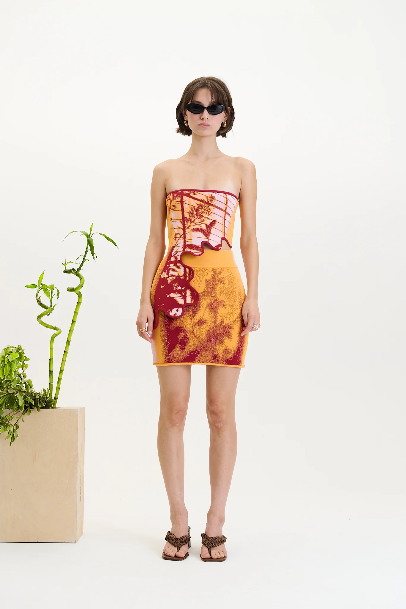 ALANI WINDOW PRINT MINI SKIRT - Image 4