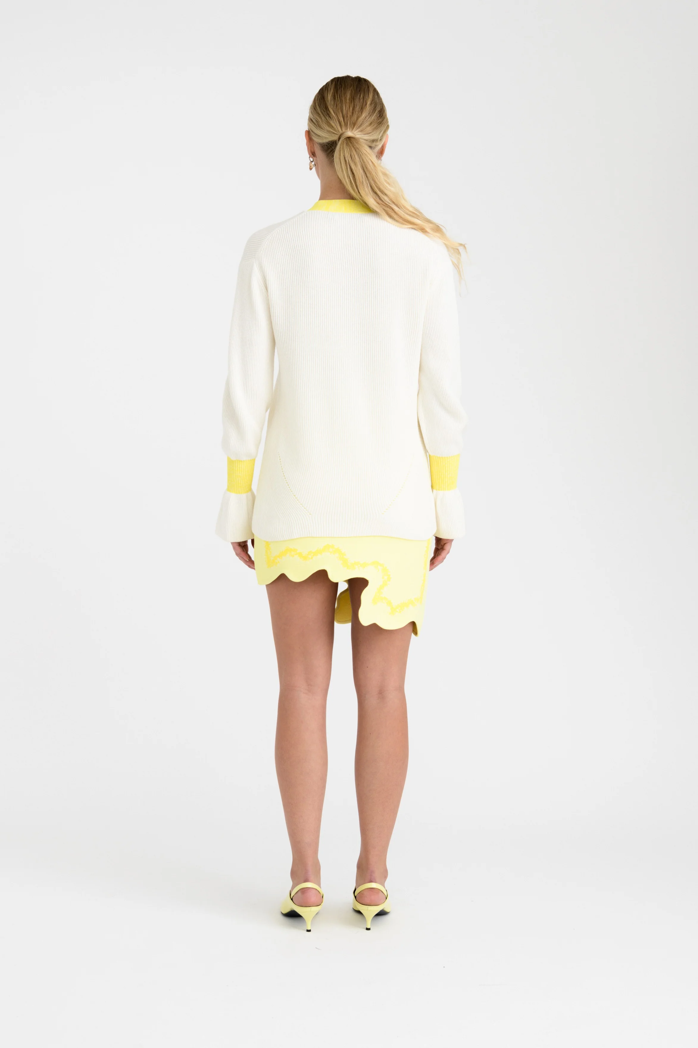 AMY CASHMERE COTTON OVERSIZED CARDIGAN - Image 4