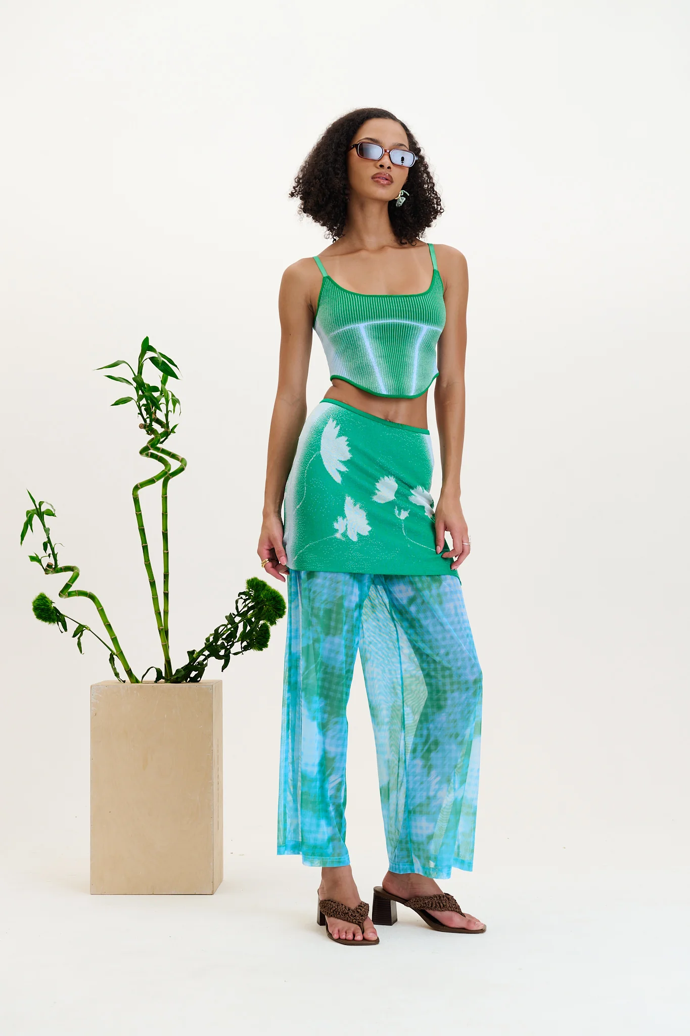 ANISE FLOWER PRINT PANTS - Image 2