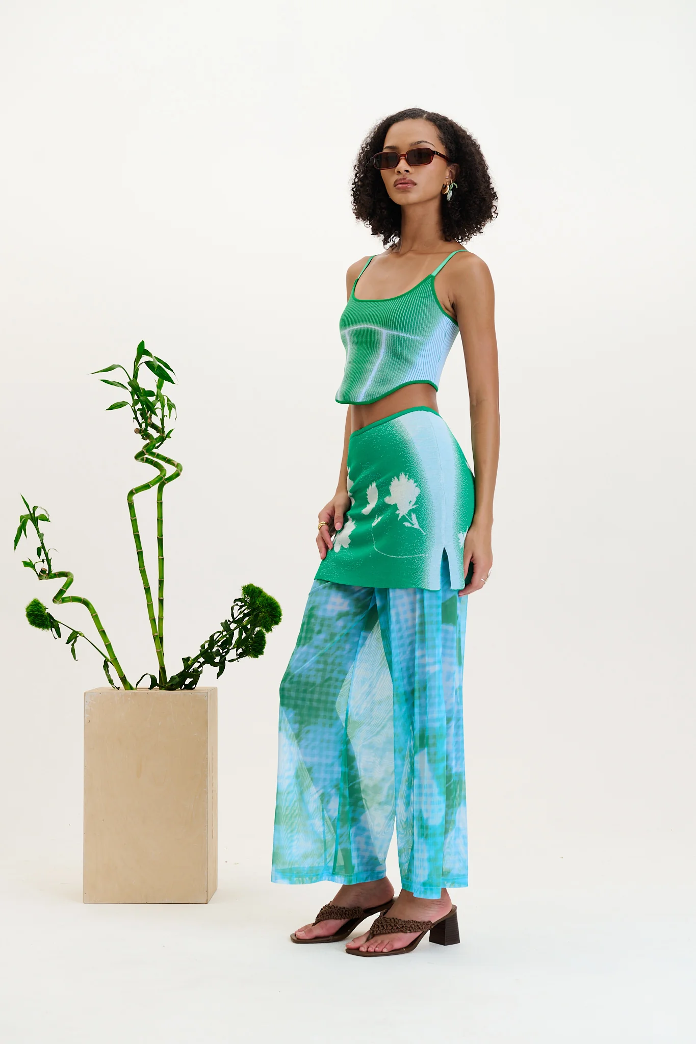 ANISE FLOWER PRINT PANTS - Image 3