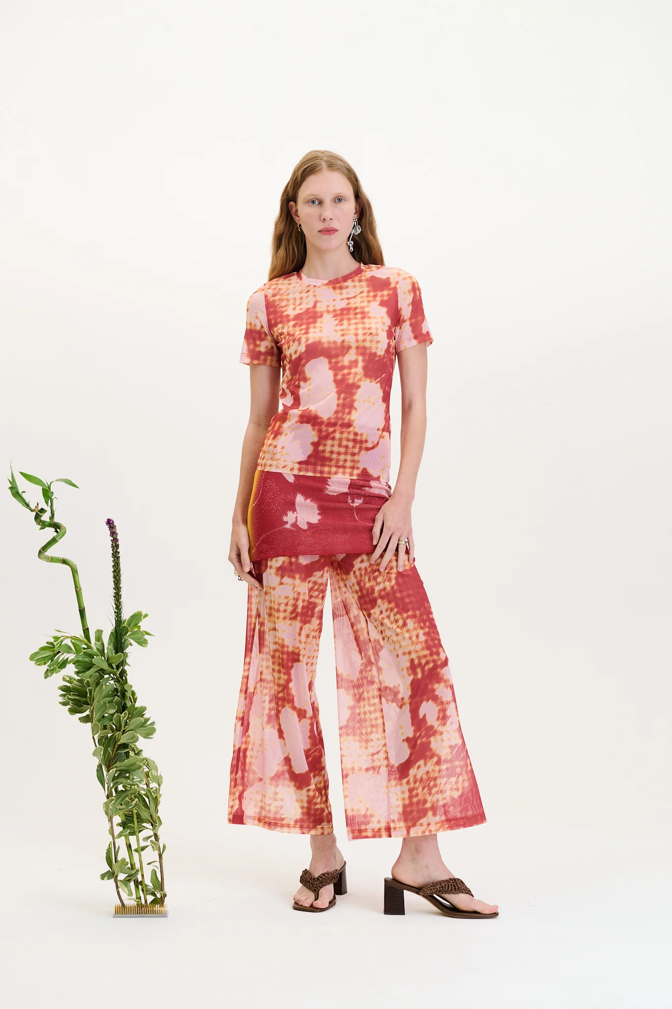 ANISE FLOWER PRINT PANTS - Image 2