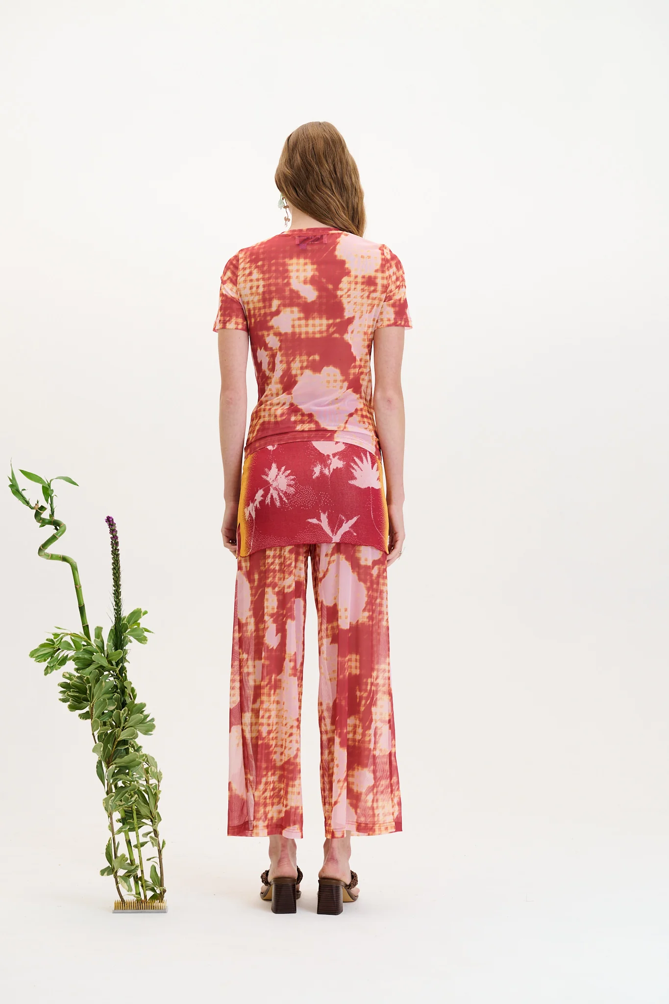ANISE FLOWER PRINT PANTS - Image 4