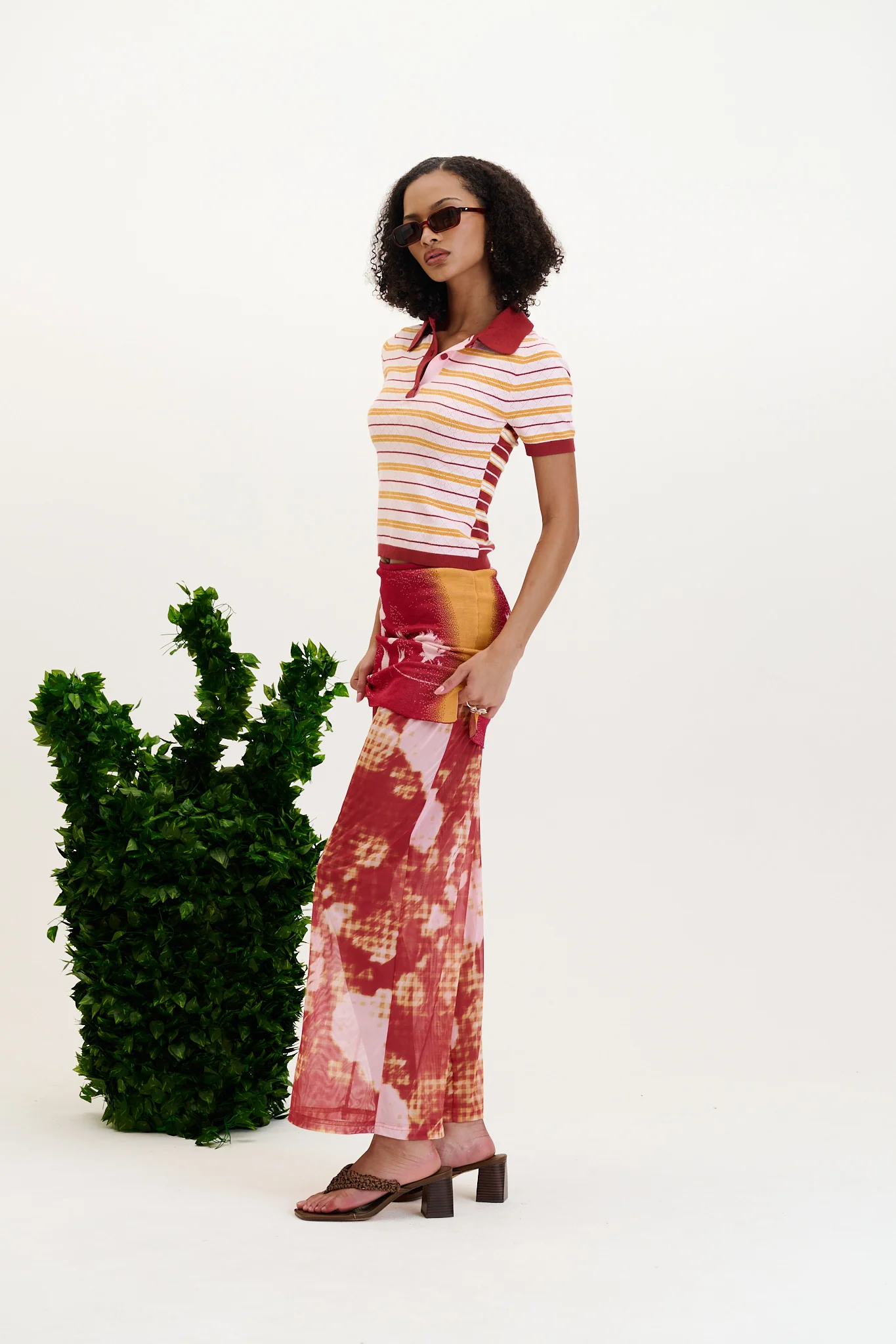 ANISE FLOWER PRINT PANTS - Image 7