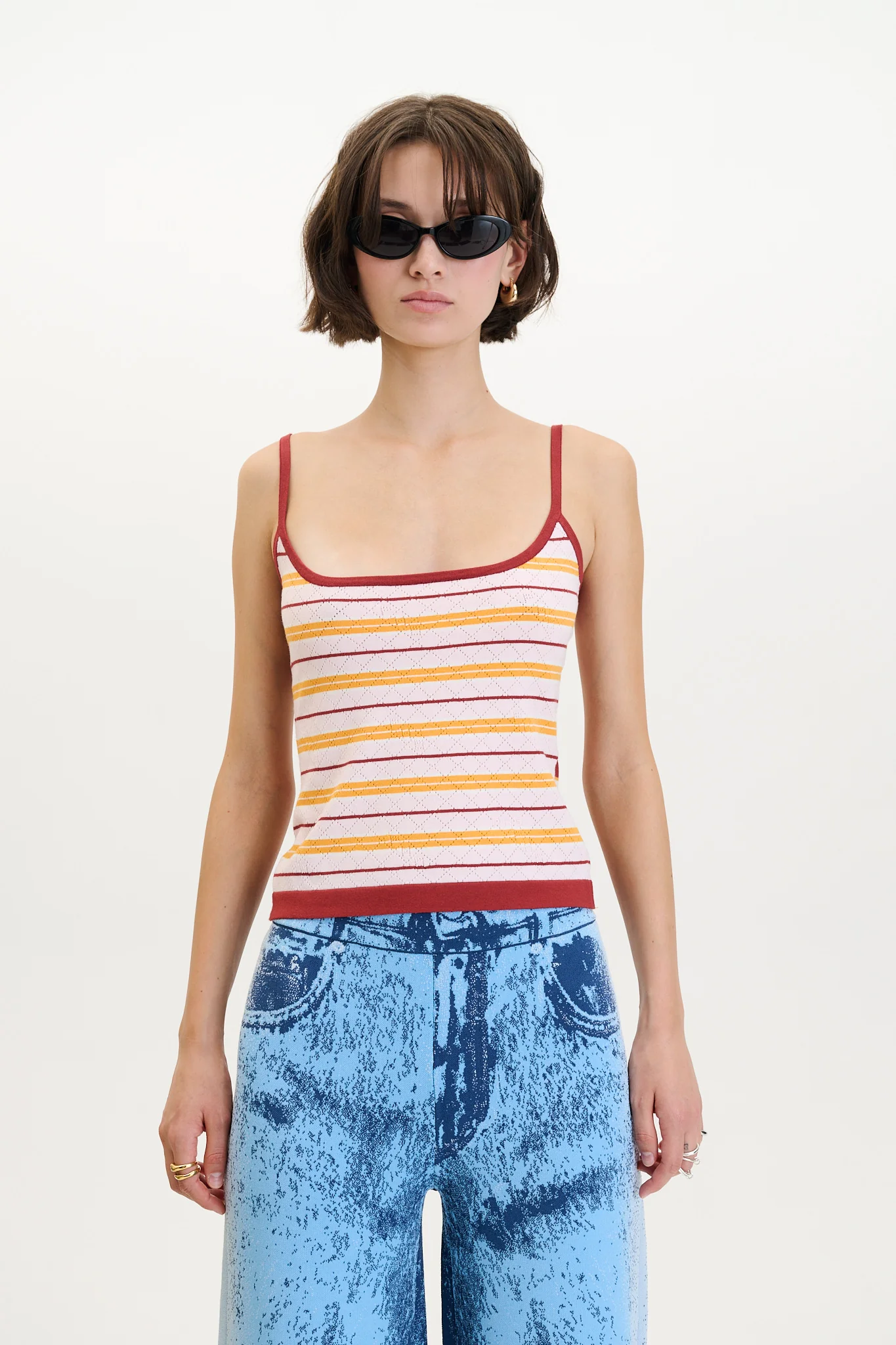 ARDEN POINTELLE TANK TOP - Image 4