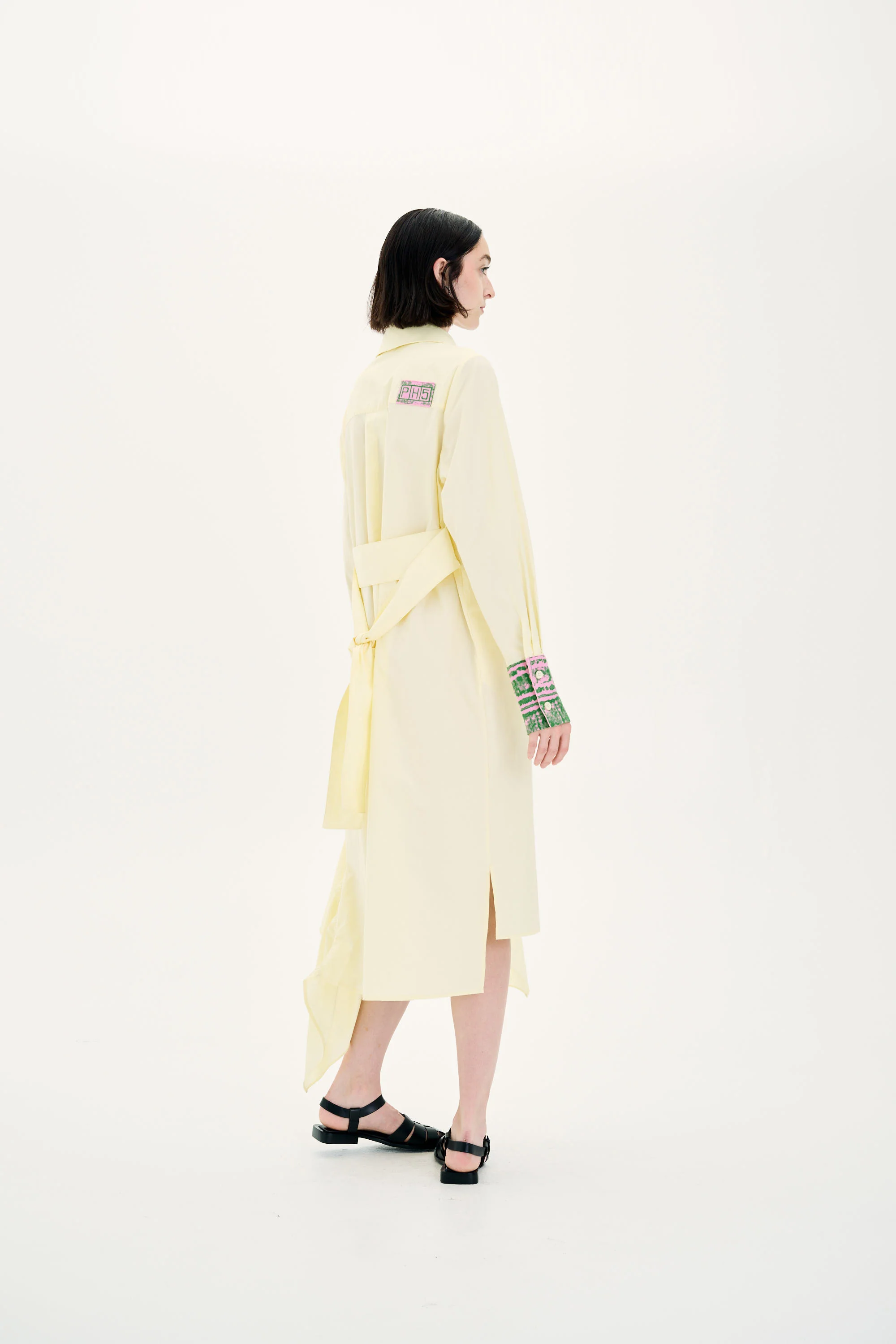 ARIES MIXED MEDIA OVERSIZED SHIRT DRESS - Image 4