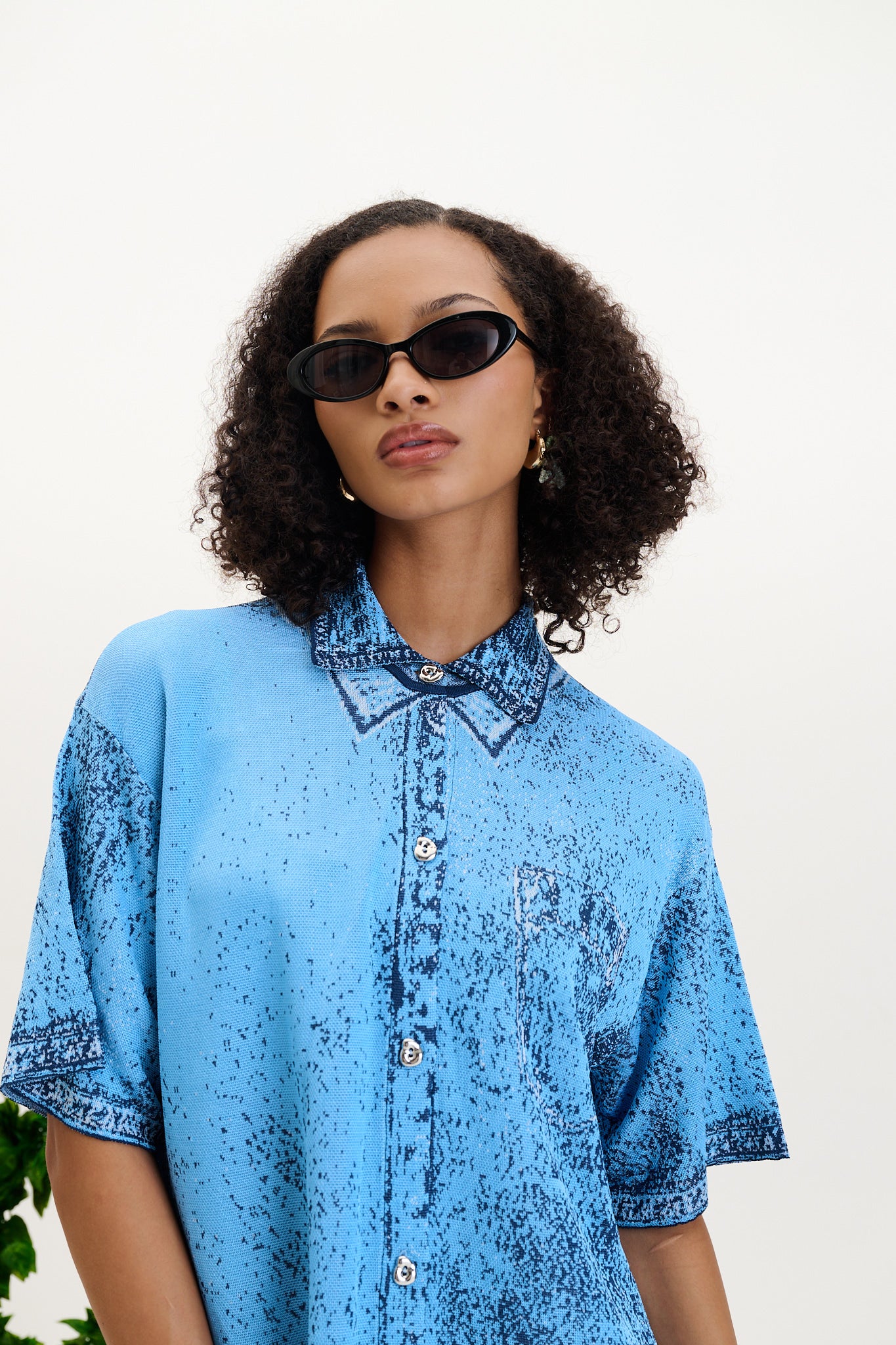 ASHER DENIM PRINT POLO - Image 6