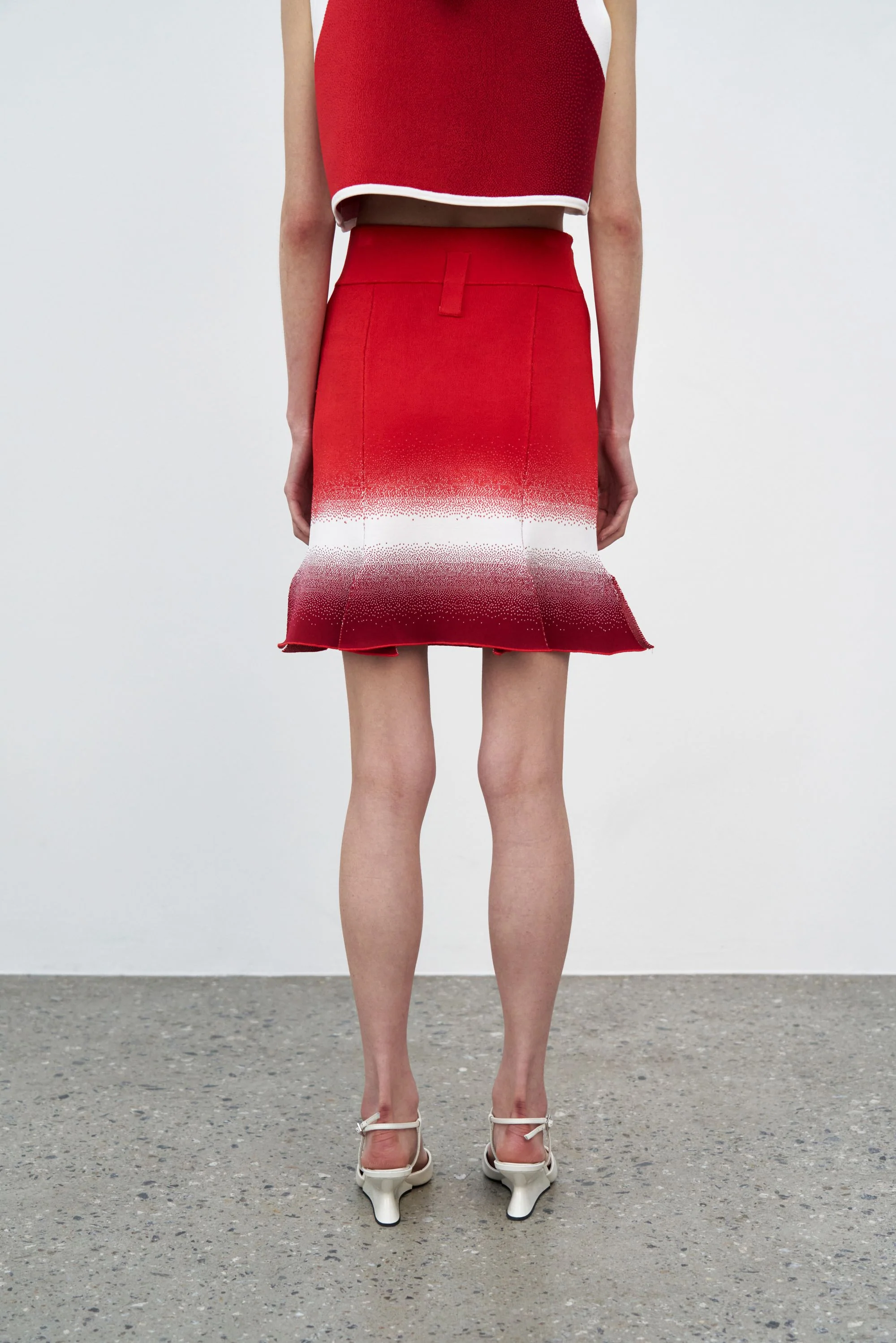 ASTER GRADIENT PRINT CARWASH SKIRT - Image 5