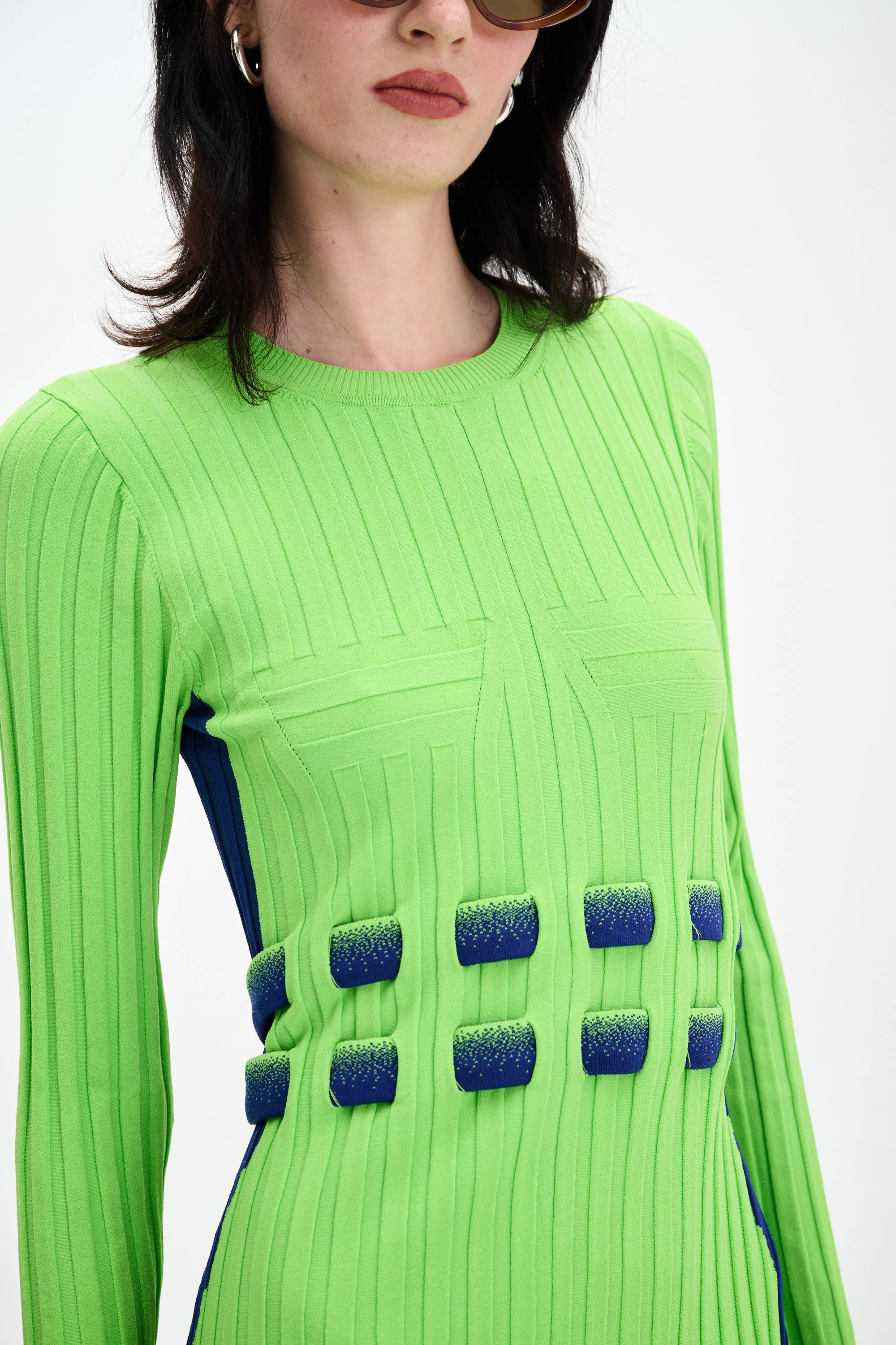 ASTER LONG SLEEVE PLEATED DRESS - Image 6