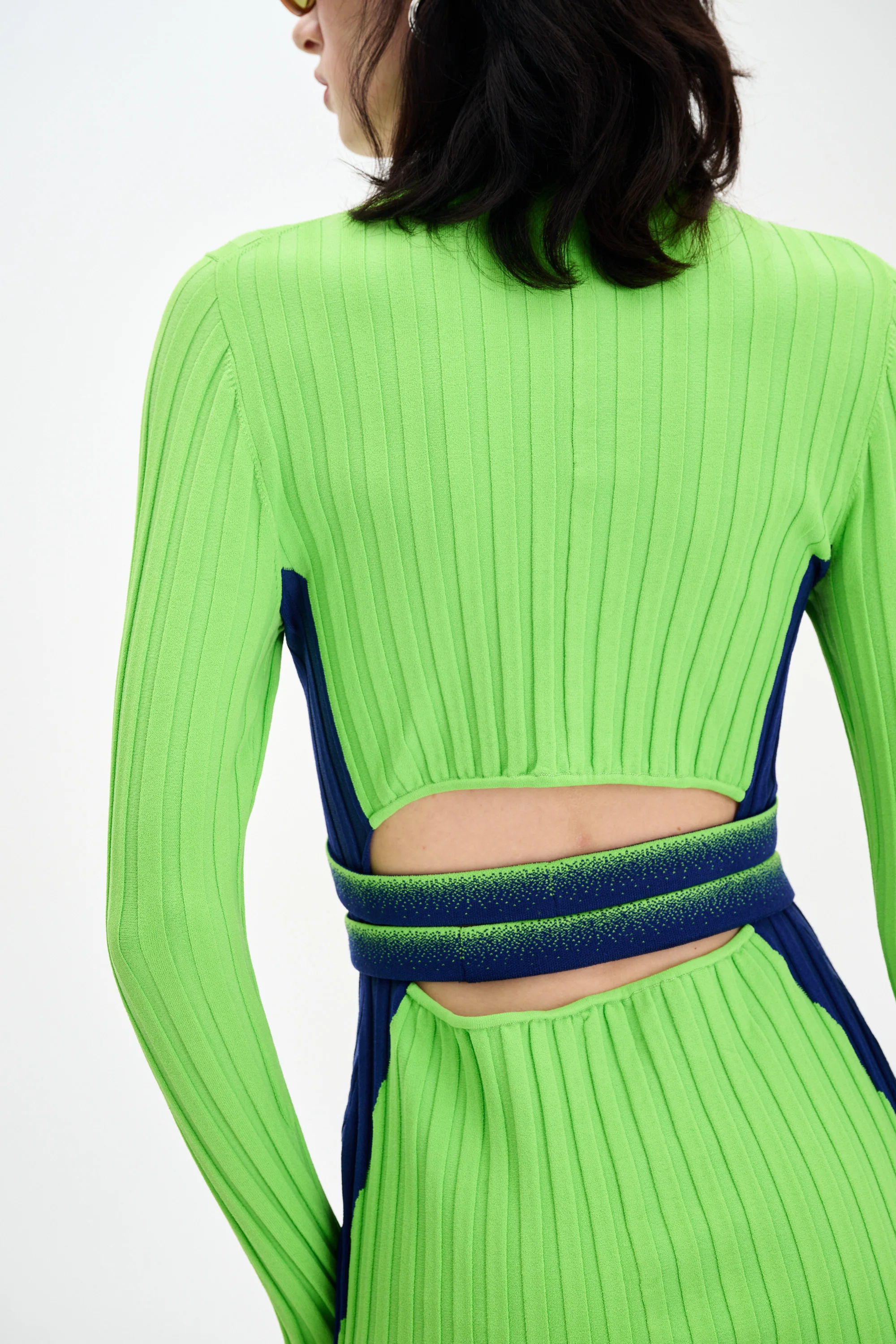 ASTER LONG SLEEVE PLEATED DRESS - Image 8