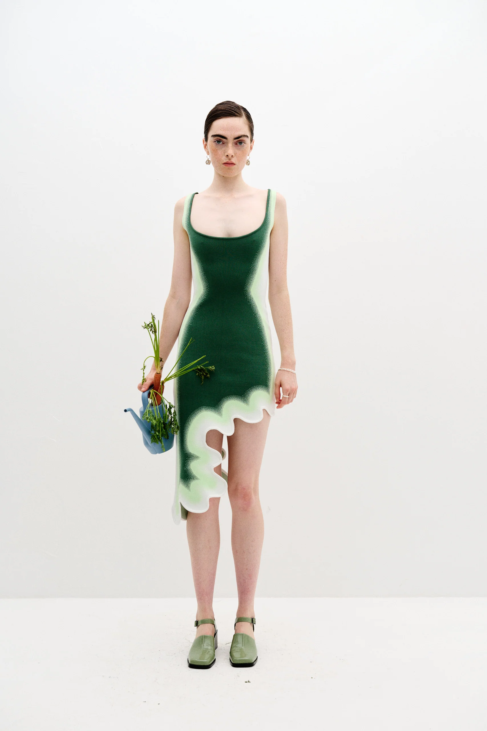ASTER REVERSIBLE WAVY ASYMMETRIC DRESS - Image 2