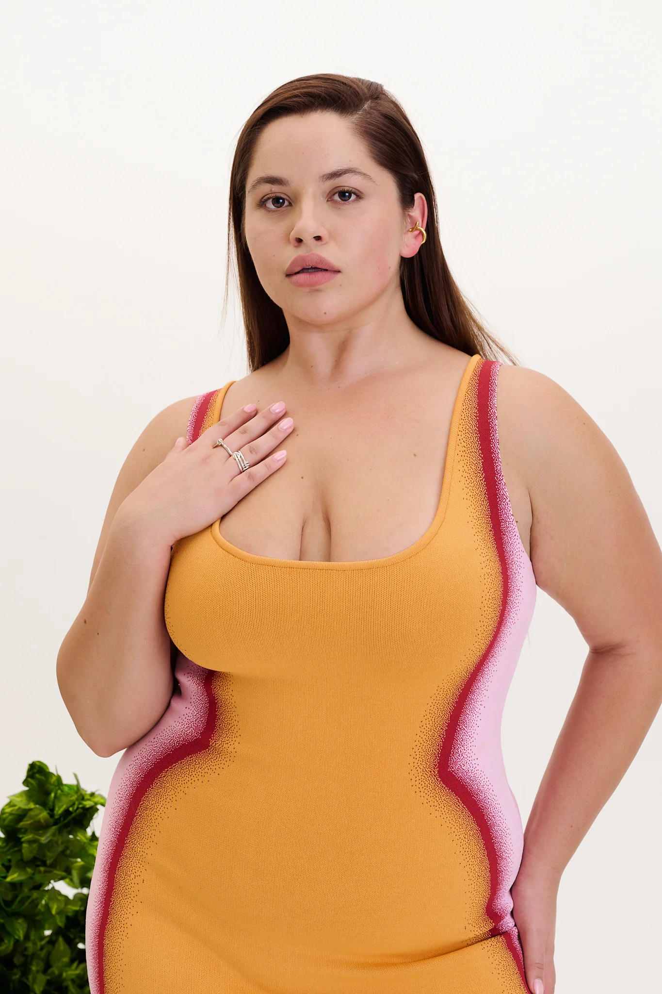 ASTER REVERSIBLE WAVY ASYMMETRIC DRESS - Image 3