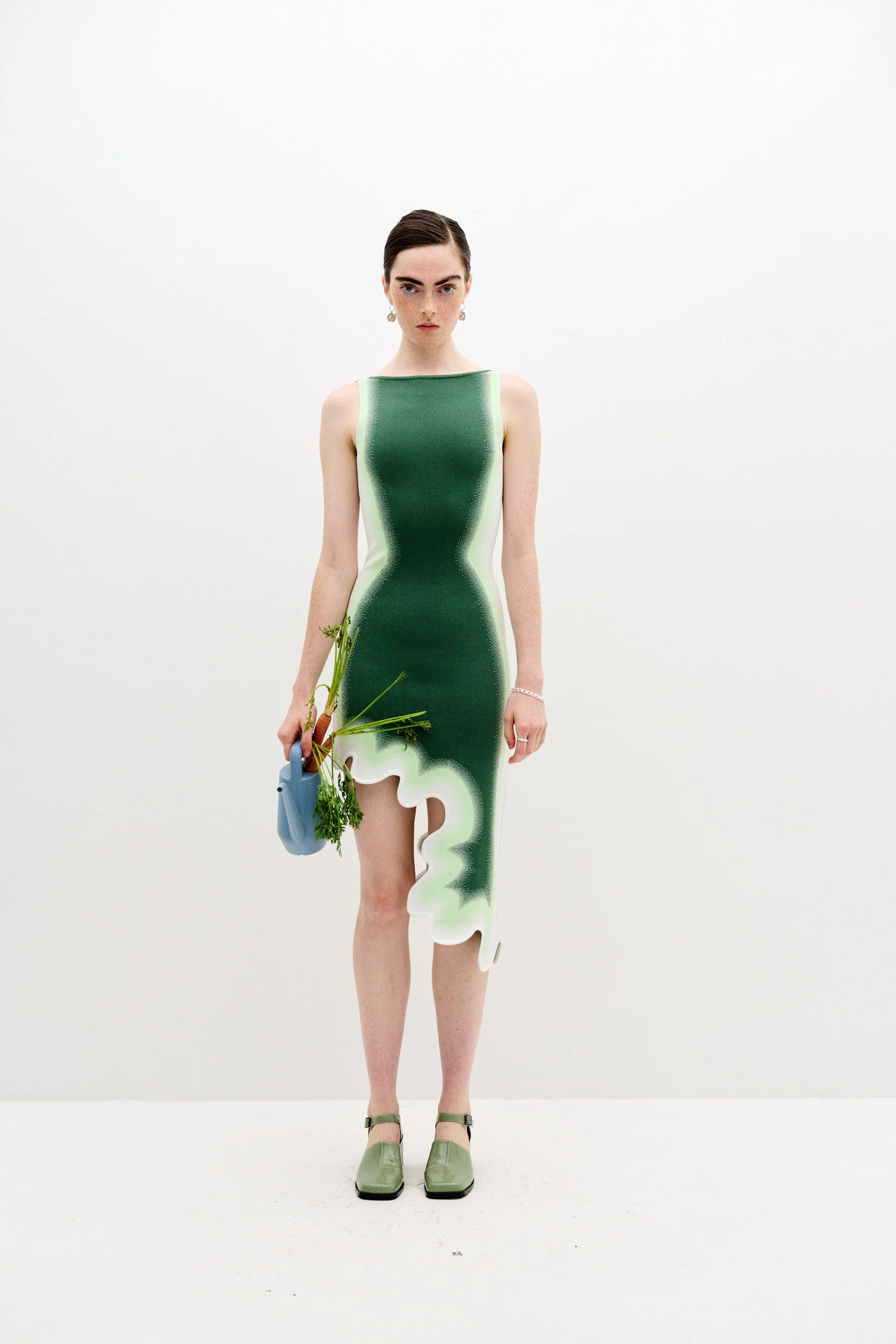 ASTER REVERSIBLE WAVY ASYMMETRIC DRESS - Image 6