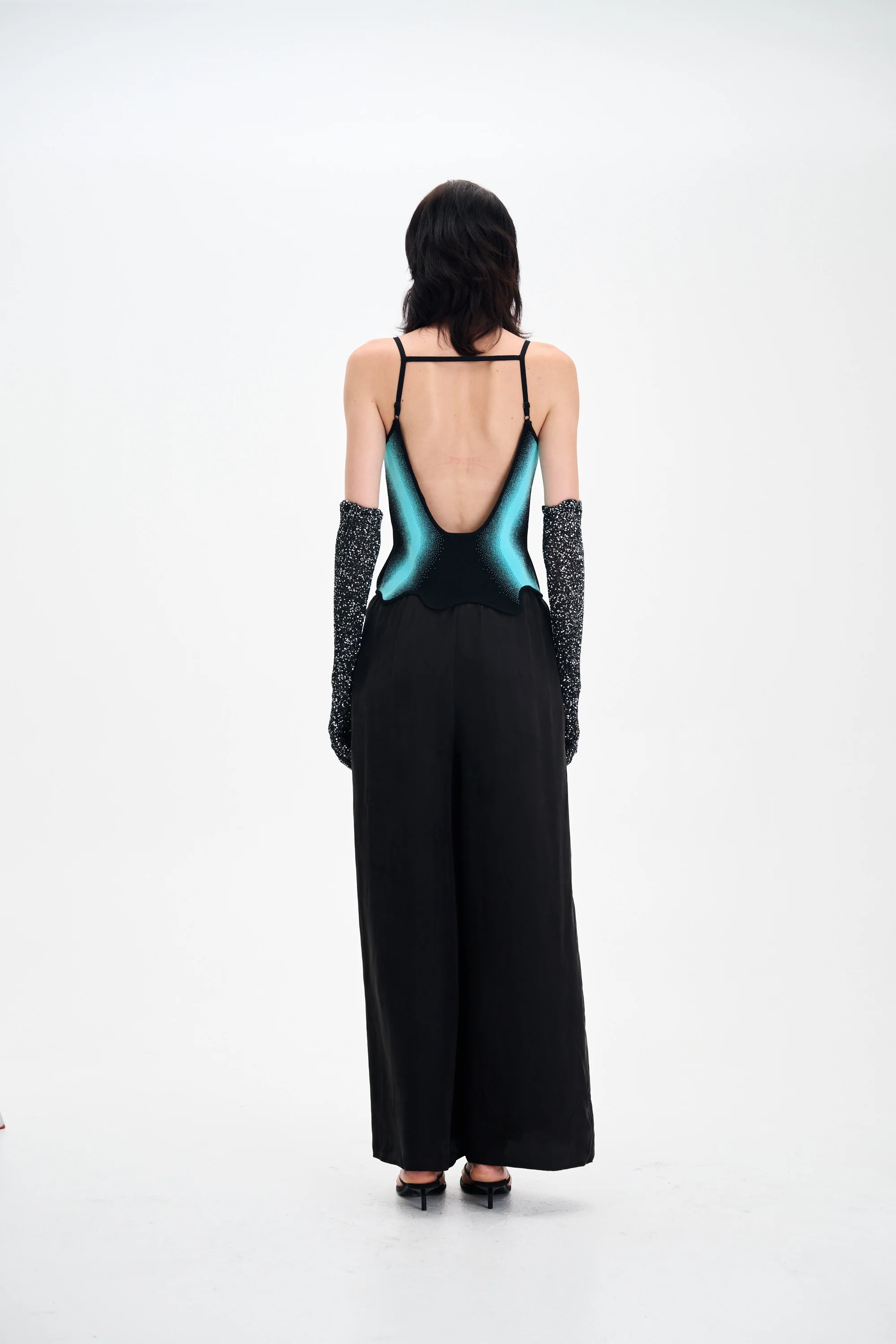 AURORA MIXED MEDIA JUMPSUIT - Image 2