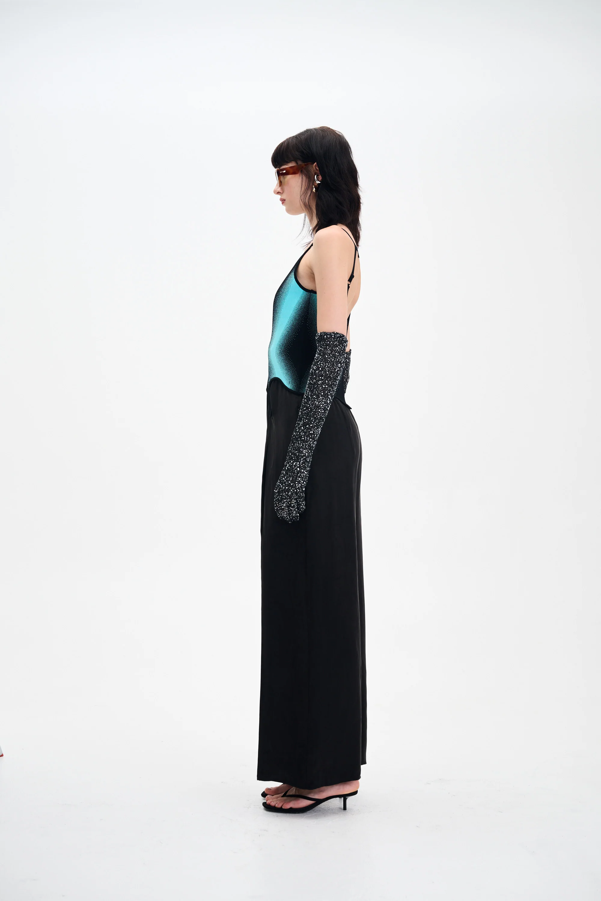 AURORA MIXED MEDIA JUMPSUIT - Image 5