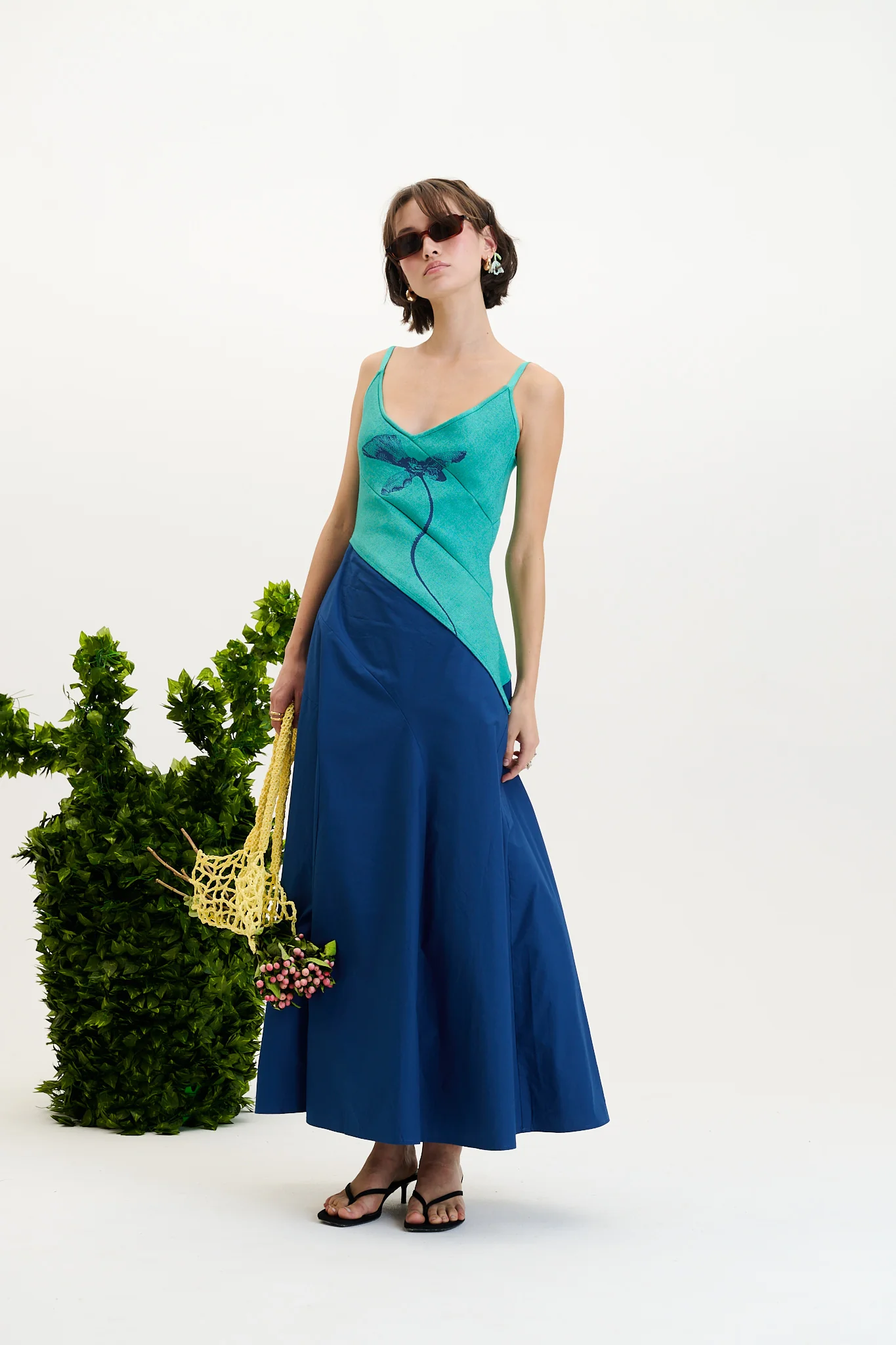 BARLEY MIXED MEDIA TANK DRESS - Image 2