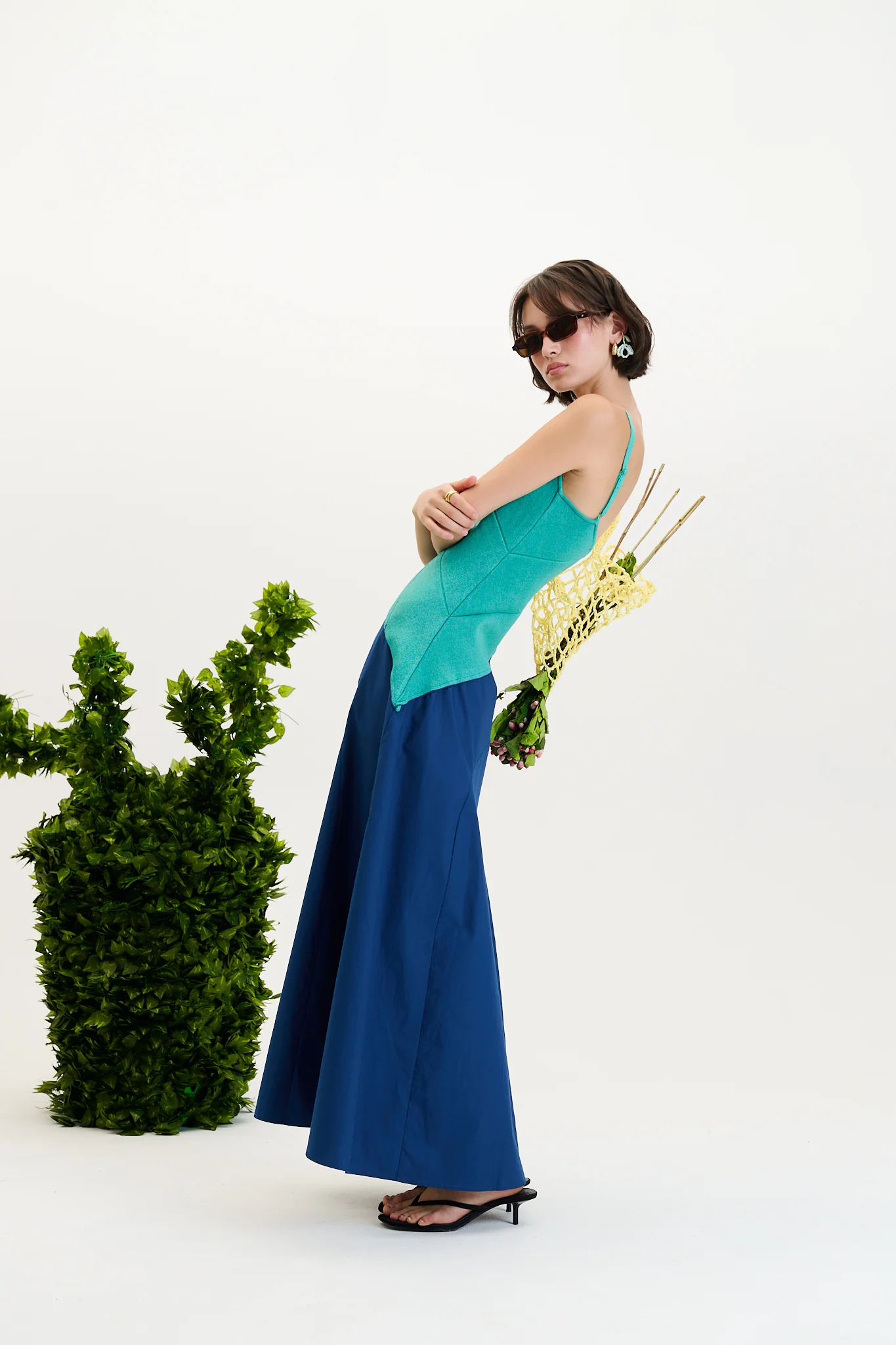 BARLEY MIXED MEDIA TANK DRESS - Image 3