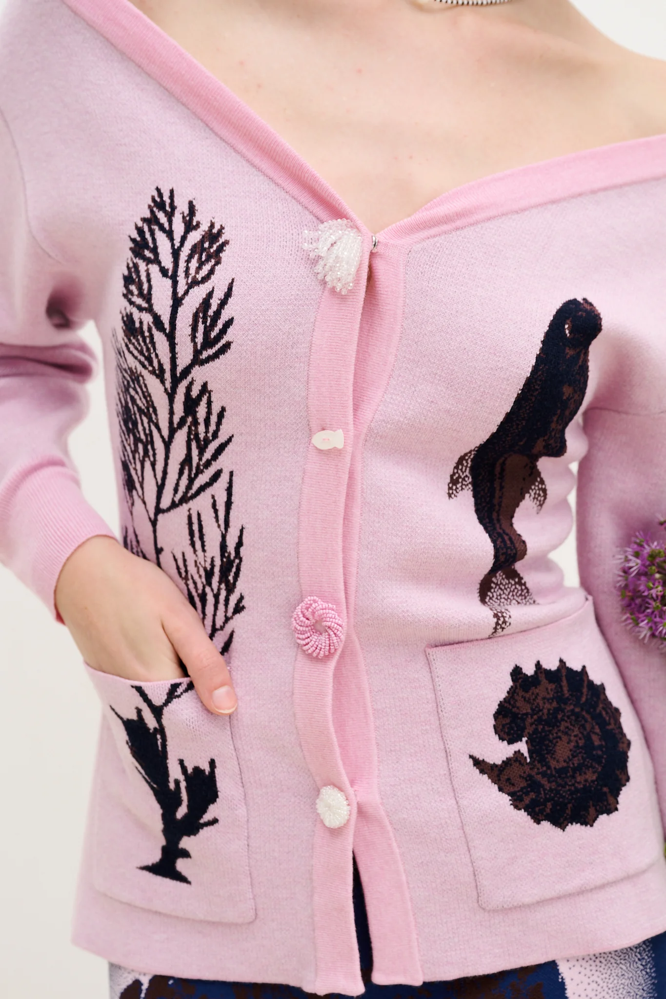 BASA MERINO WOOL CARDIGAN - Image 7