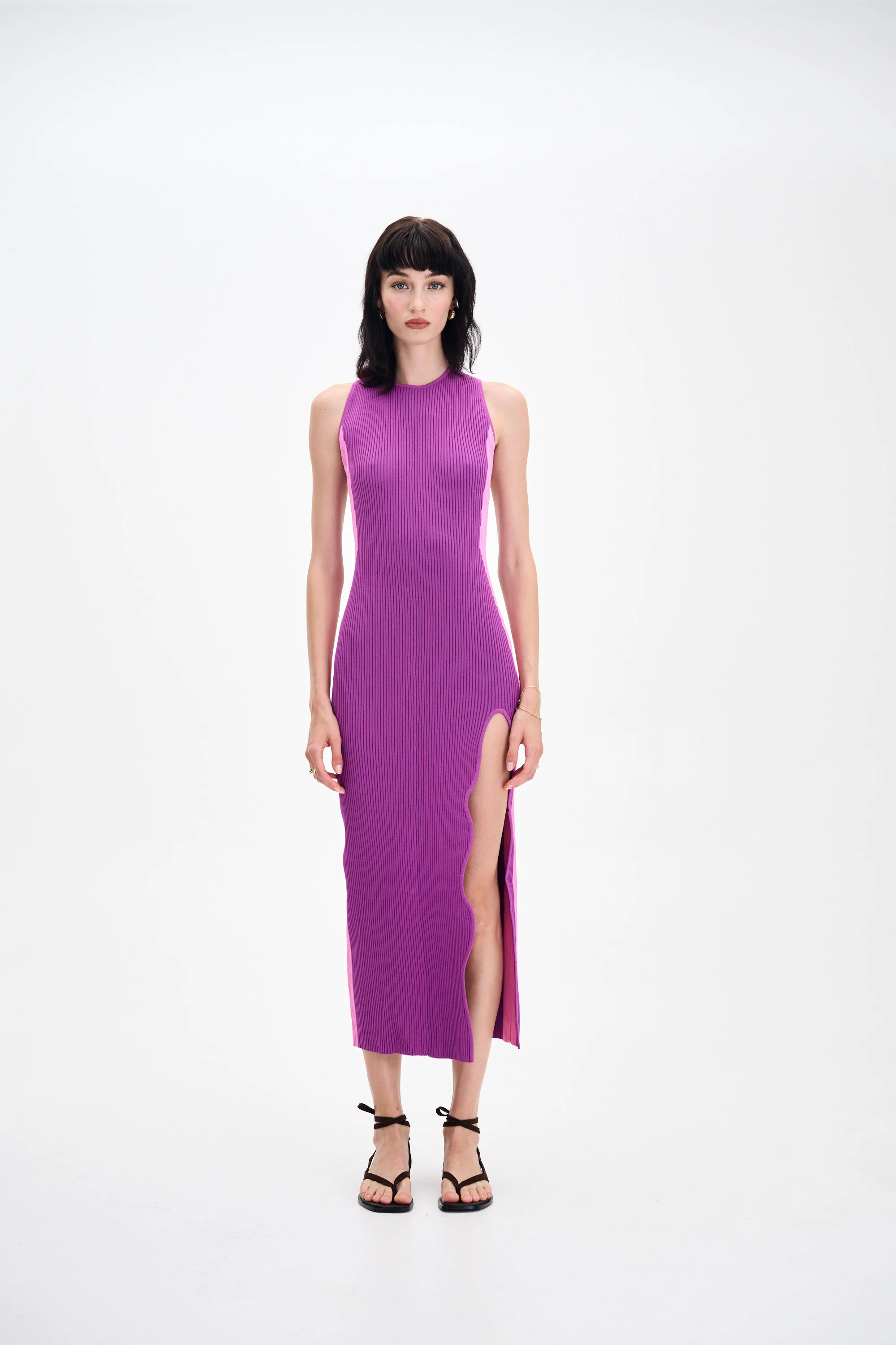 BASIL LONG DRESS WITH OPEN BACK - Image 4