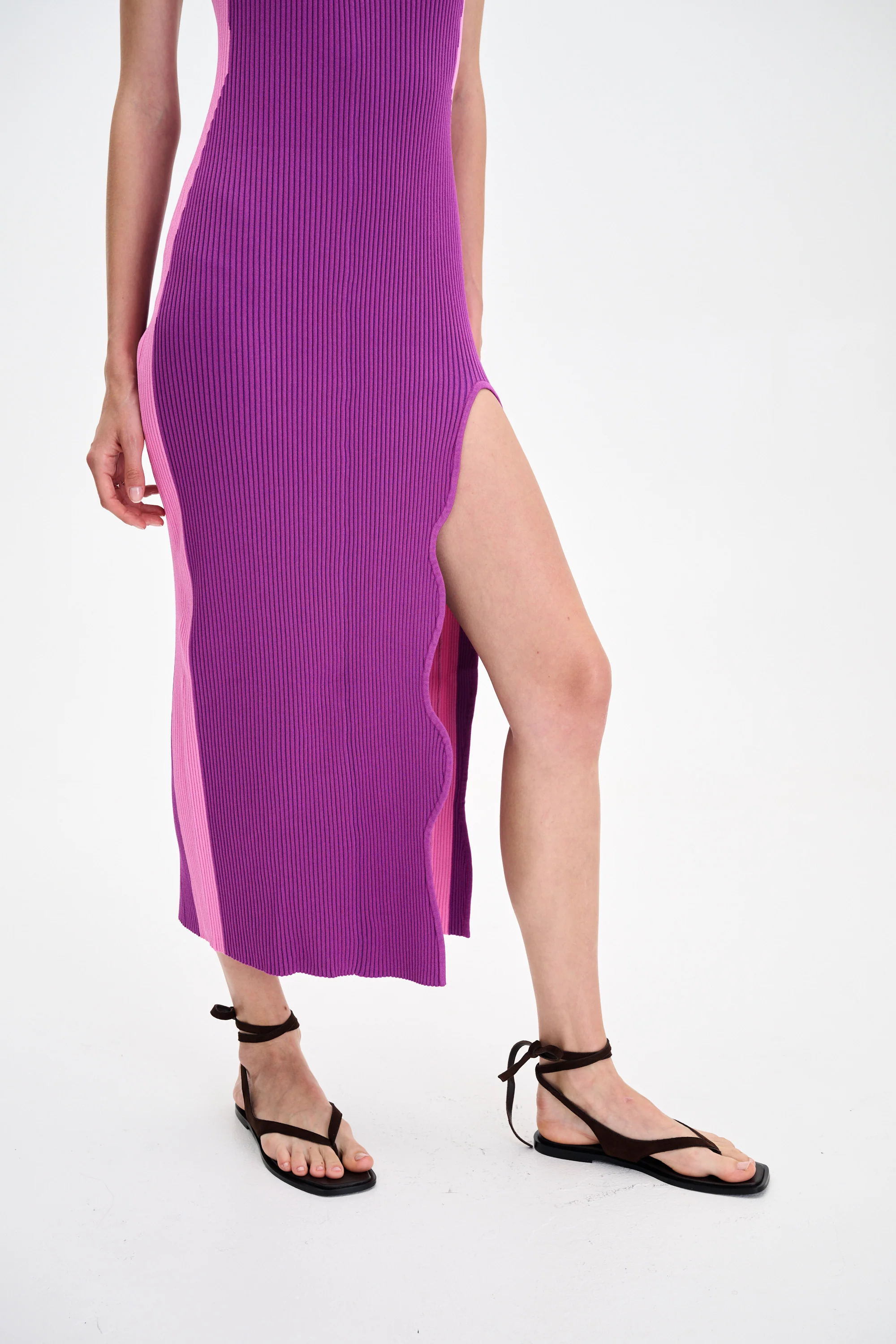 BASIL LONG DRESS WITH OPEN BACK - Image 6