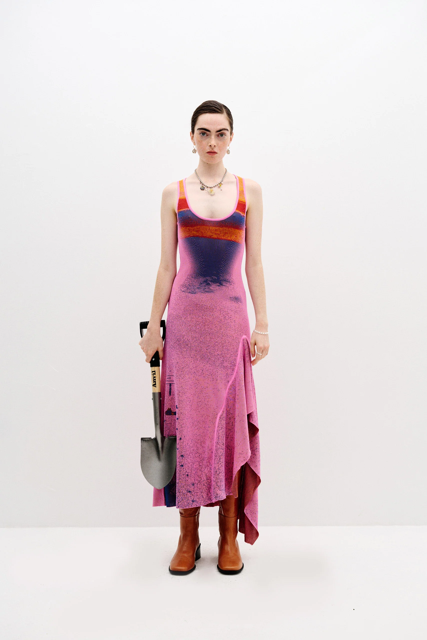 BECKY LAKE PRINT MAXI TANK DRESS - Image 3