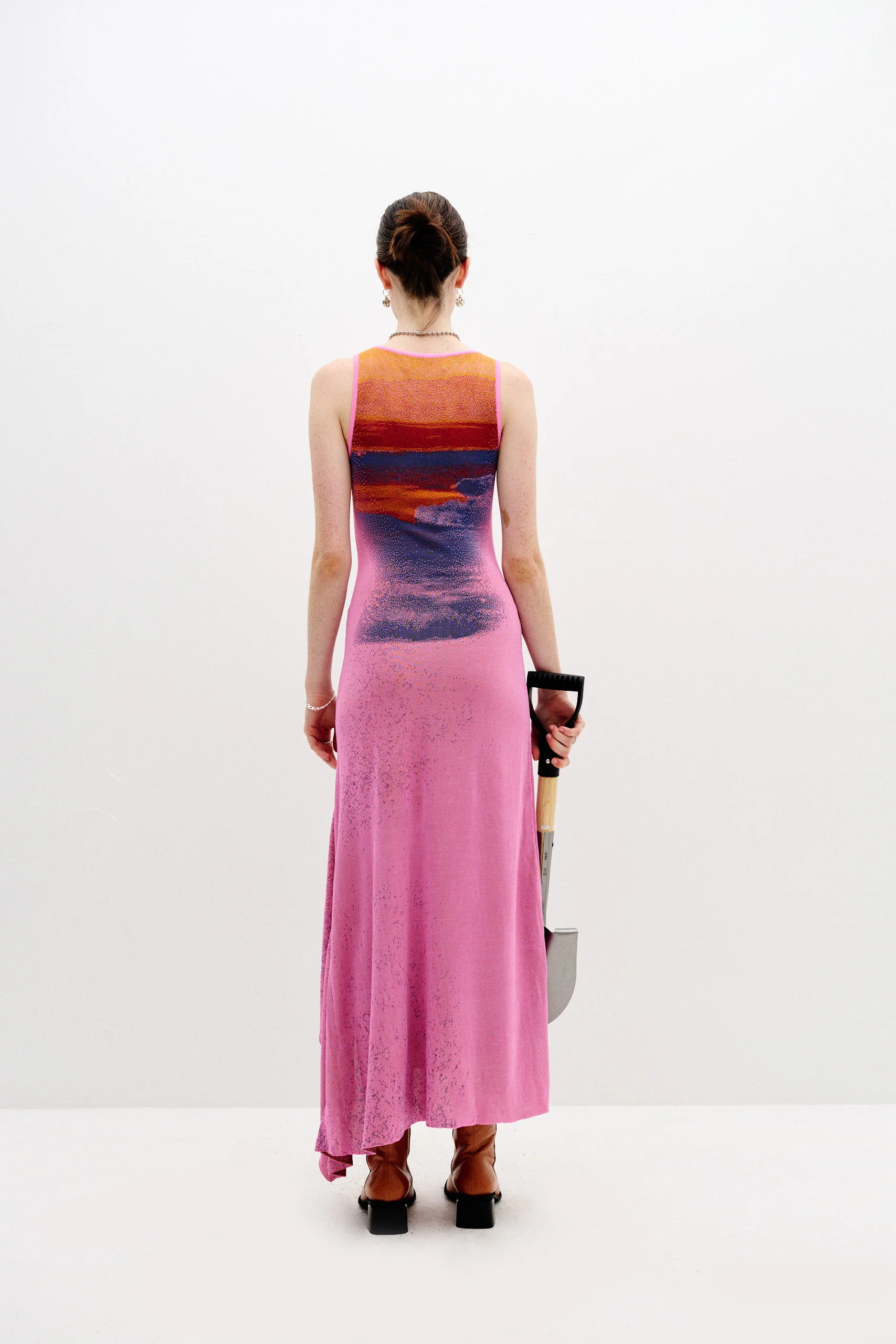 BECKY LAKE PRINT MAXI TANK DRESS - Image 4