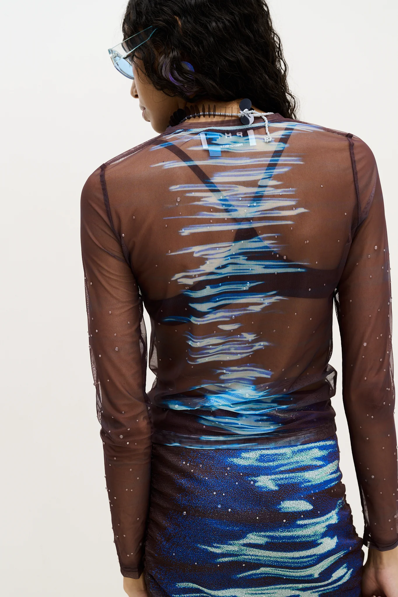 BETTA MESH CREWNECK TOP - Image 6