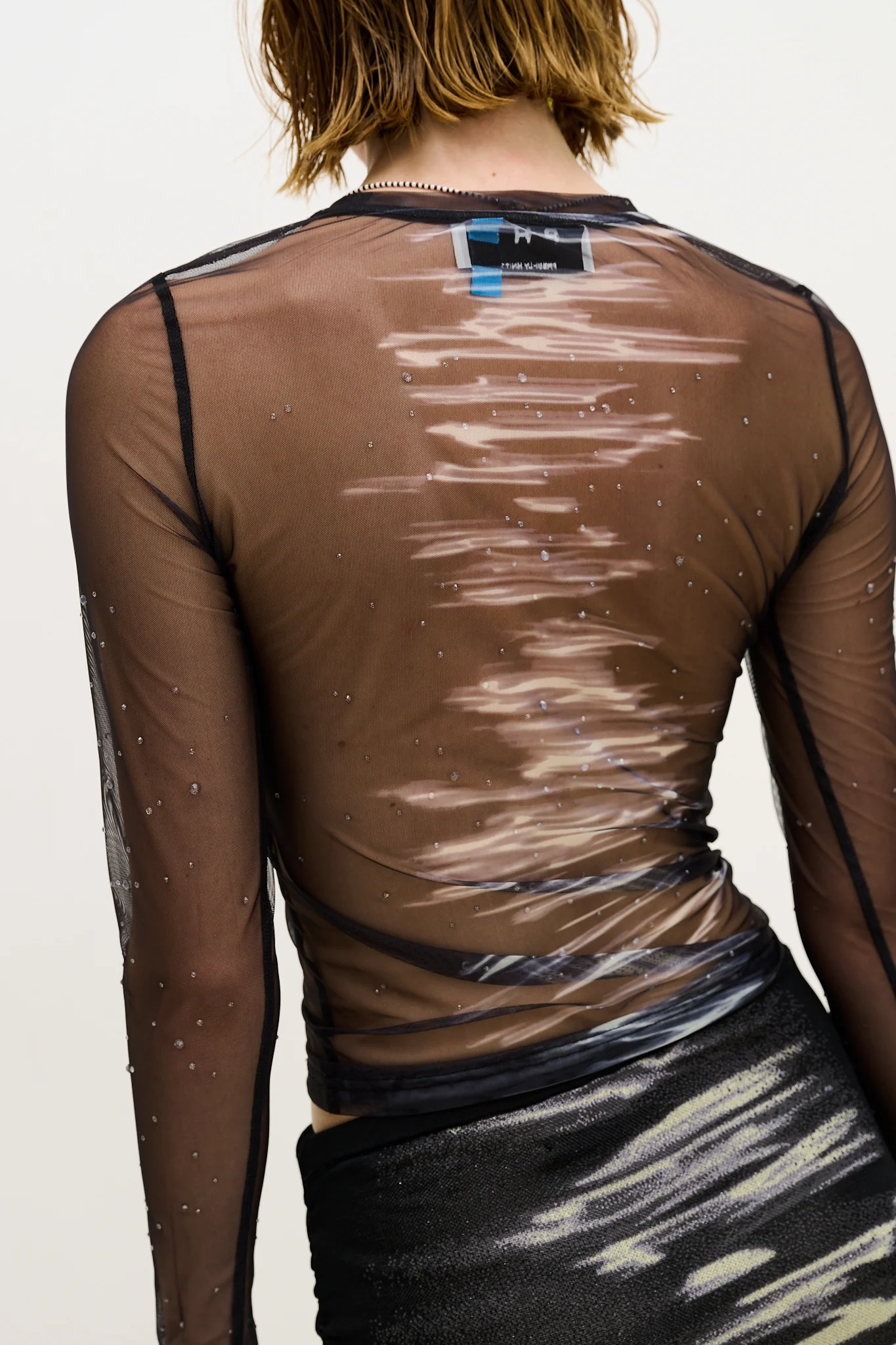 BETTA MESH CREWNECK TOP - Image 5