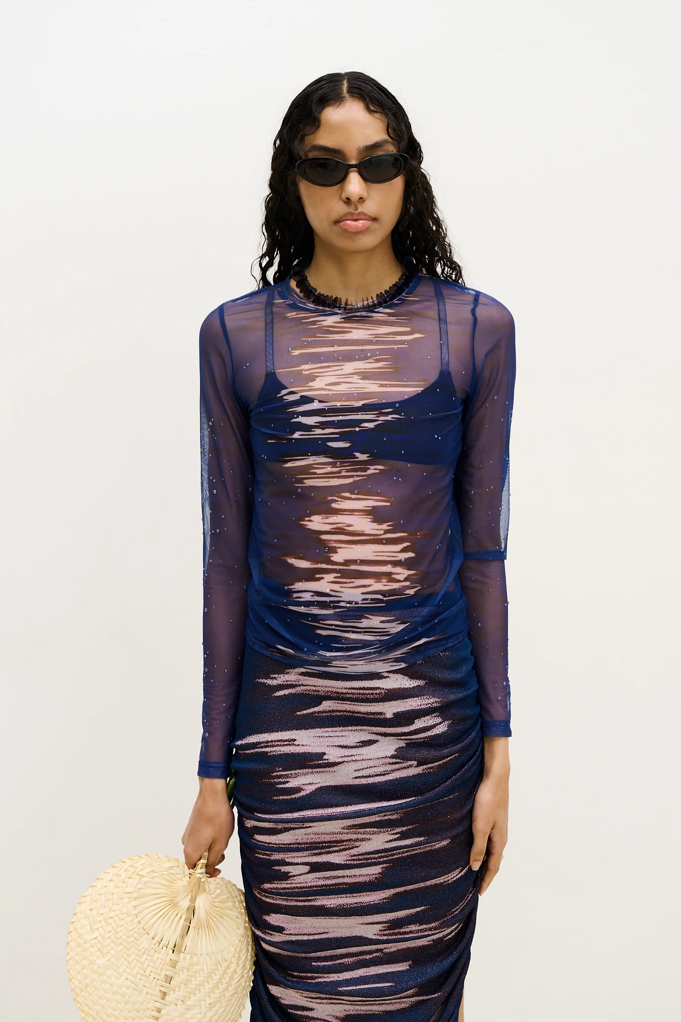 BETTA MESH CREWNECK TOP - Image 3