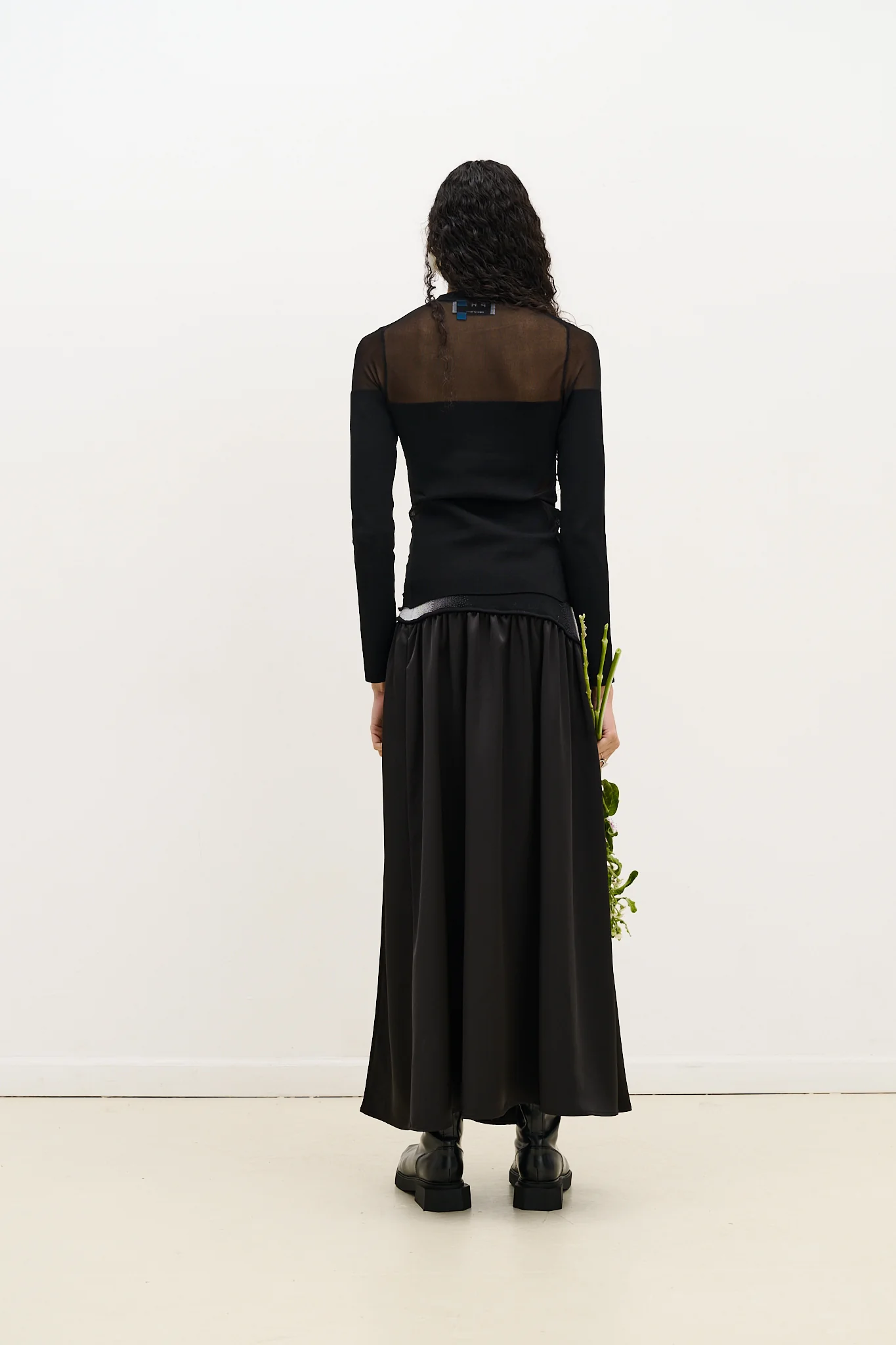 BLENNY LONG SLEEVE SHEER PULLOVER - Image 4