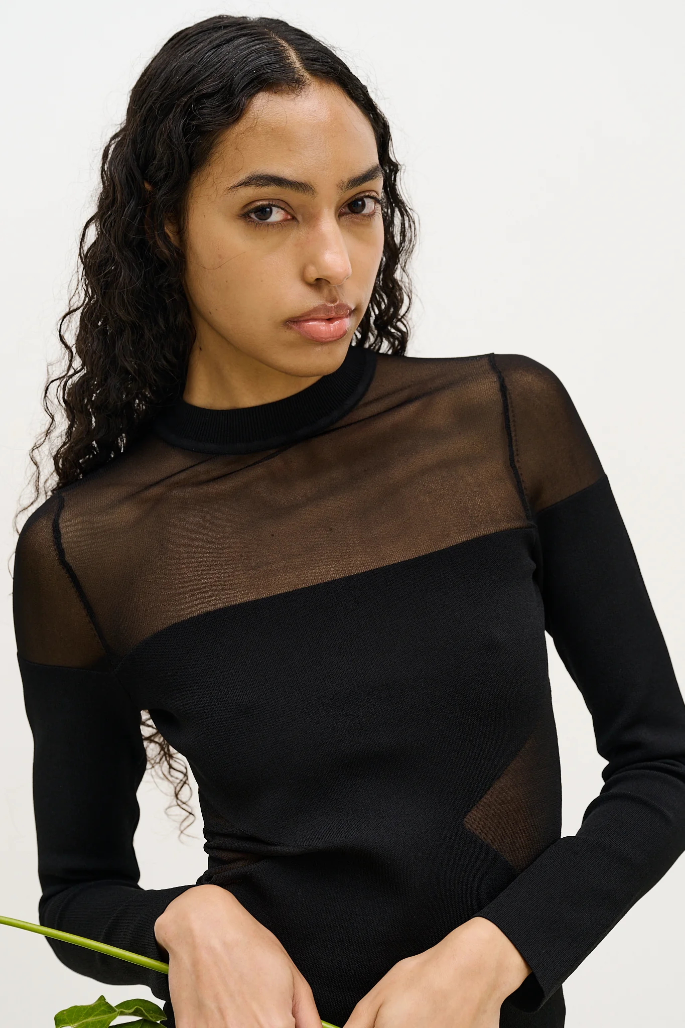 BLENNY LONG SLEEVE SHEER PULLOVER - Image 5
