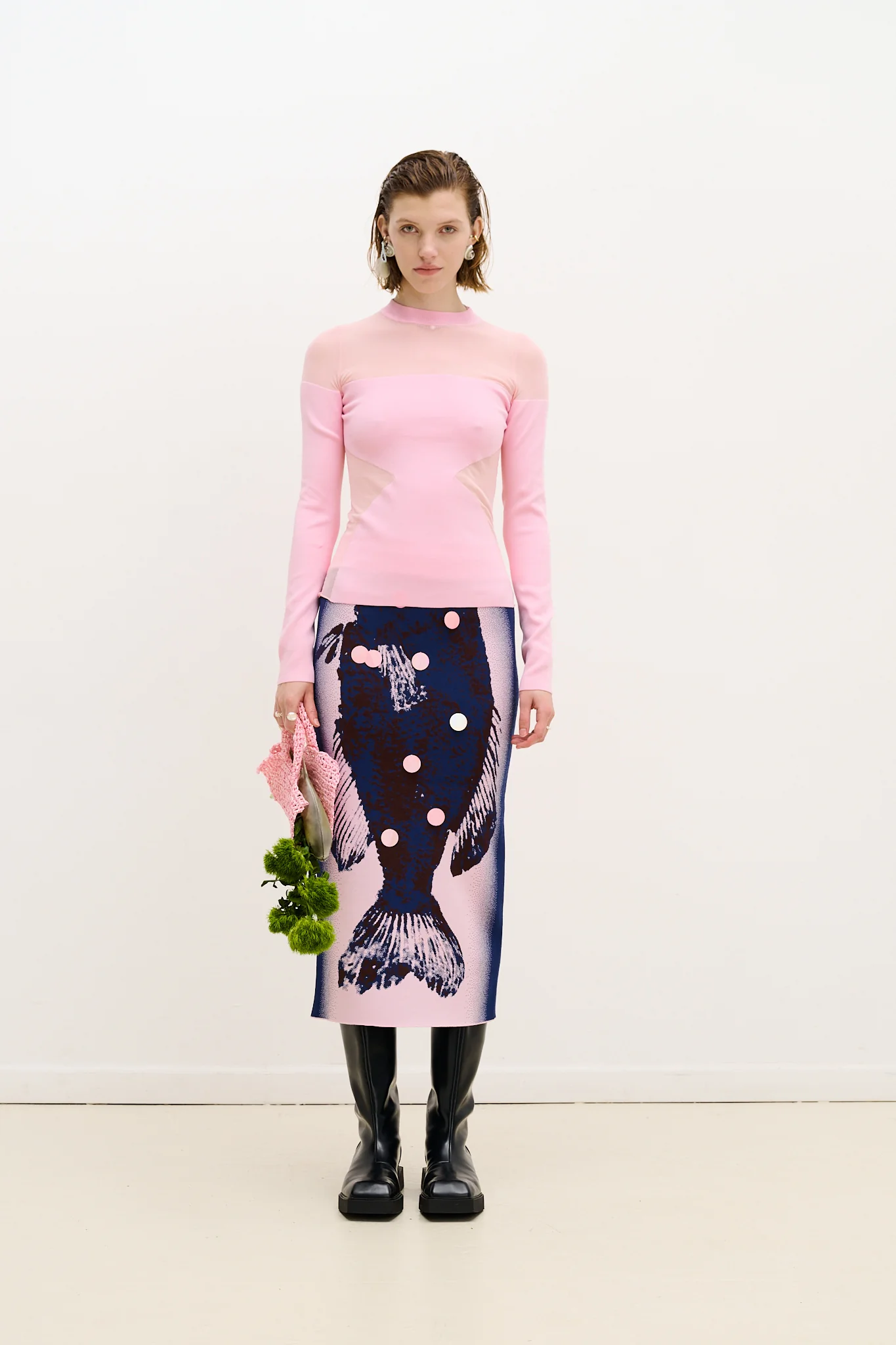 BLENNY LONG SLEEVE SHEER PULLOVER - Image 3