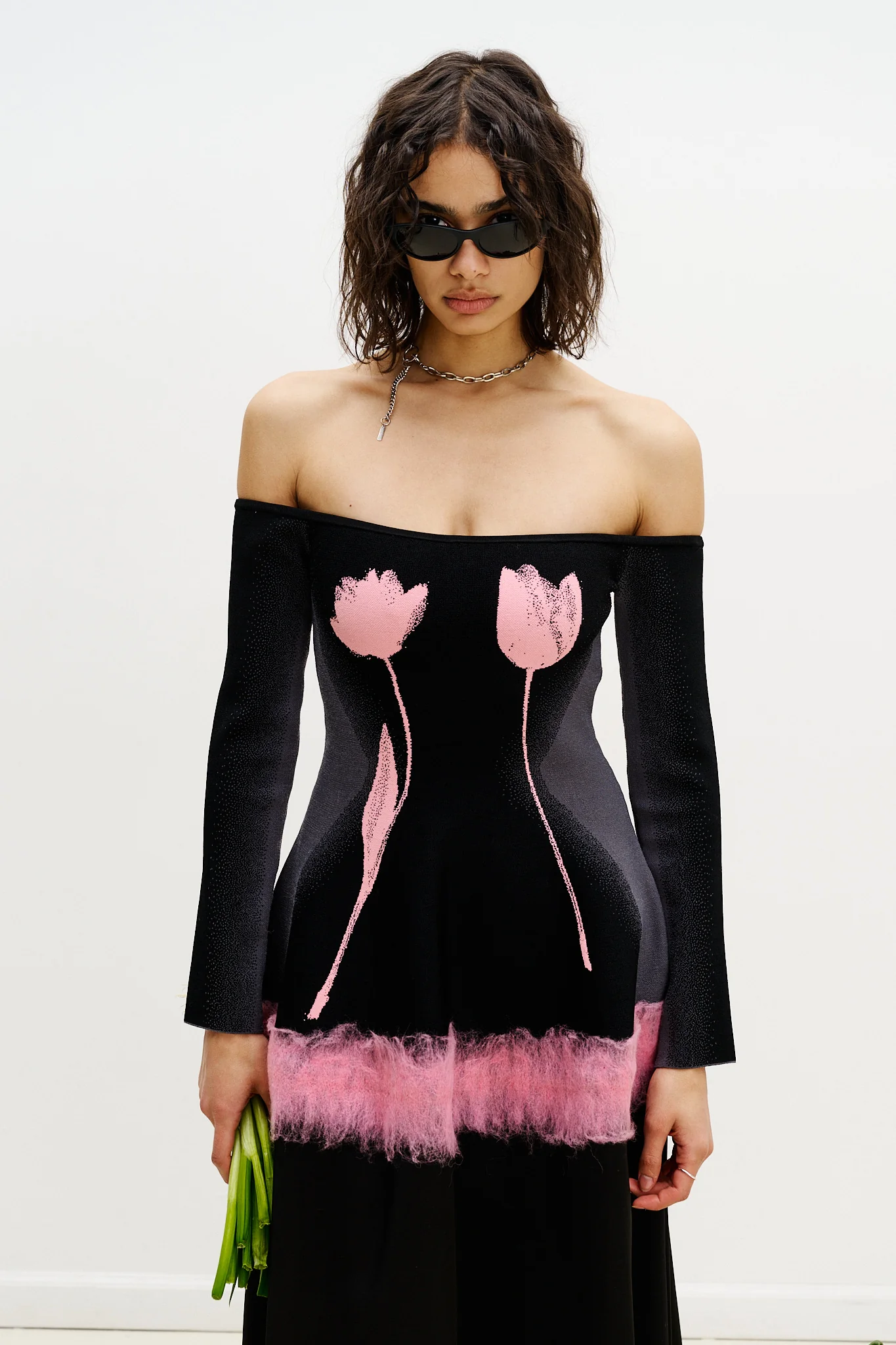 BRIONI NEEDLE PUNCH MAXI DRESS - Image 5