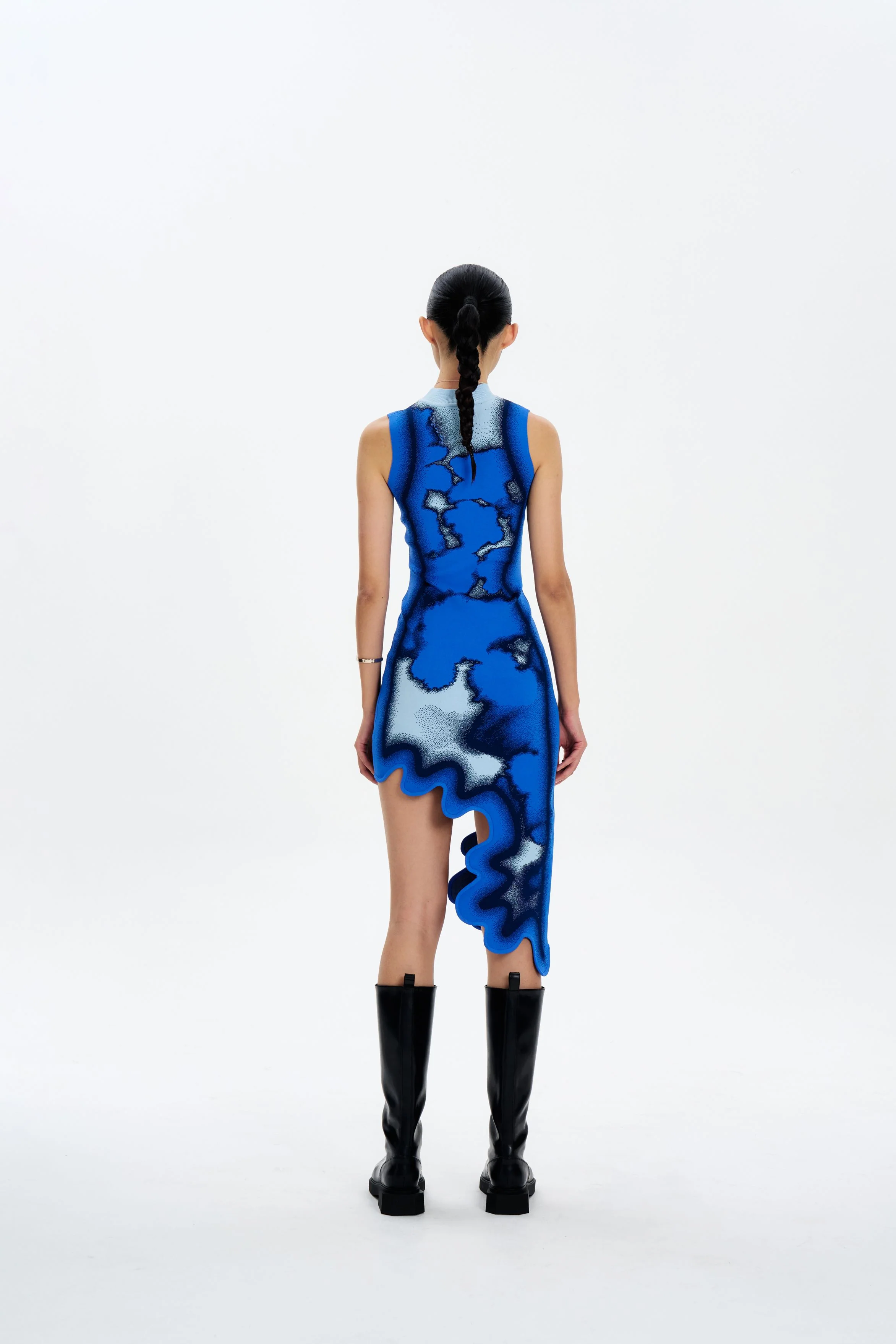 BROOKLYN TIE-DYE WAVY DRESS - Image 4