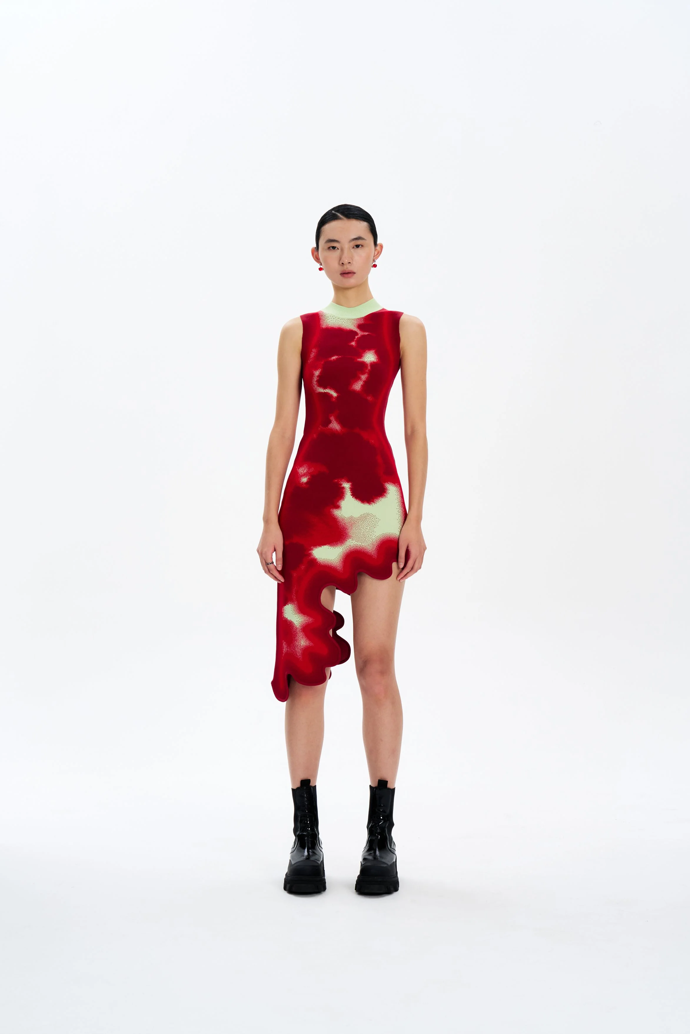 BROOKLYN TIE-DYE WAVY DRESS - Image 2