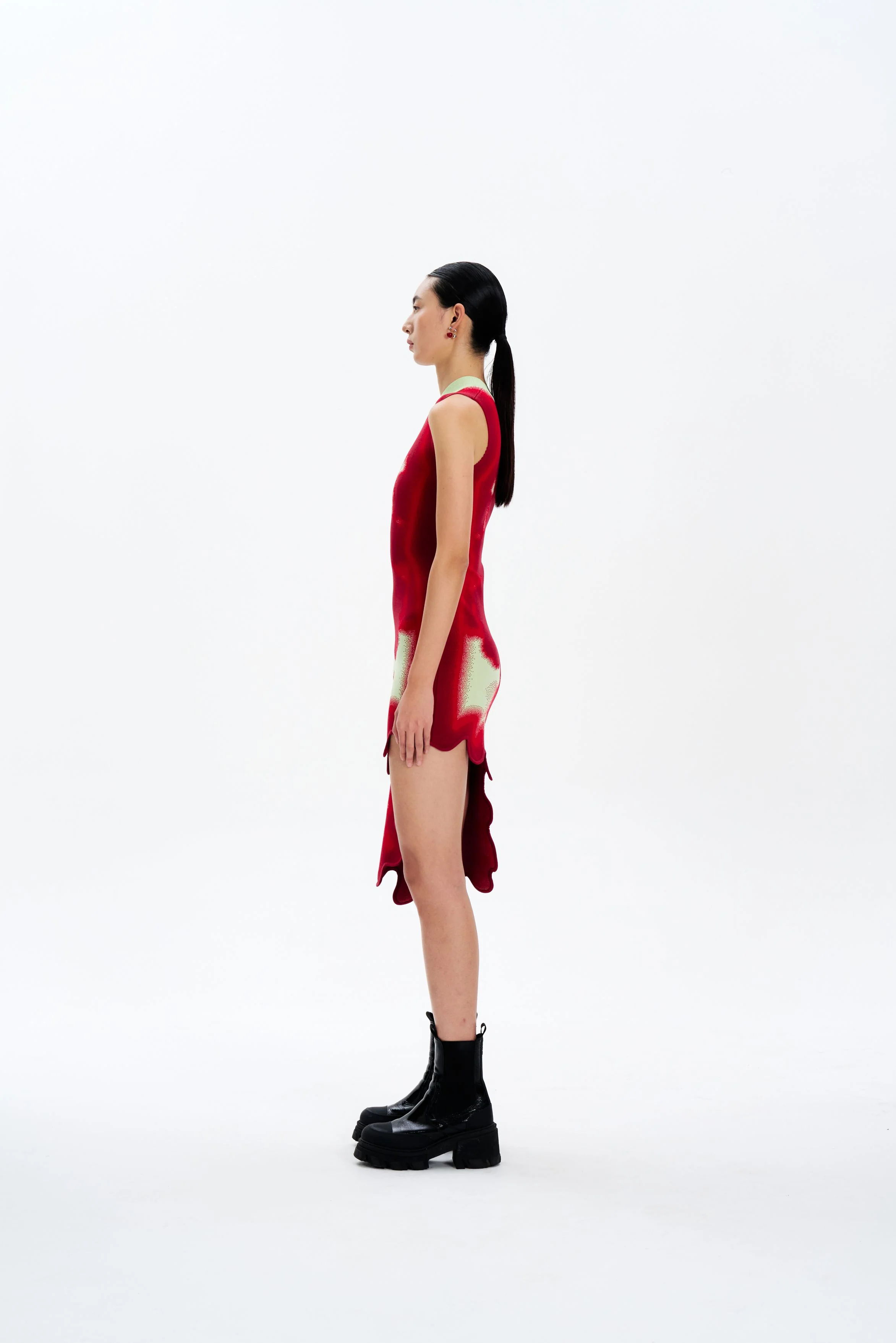 BROOKLYN TIE-DYE WAVY DRESS - Image 3