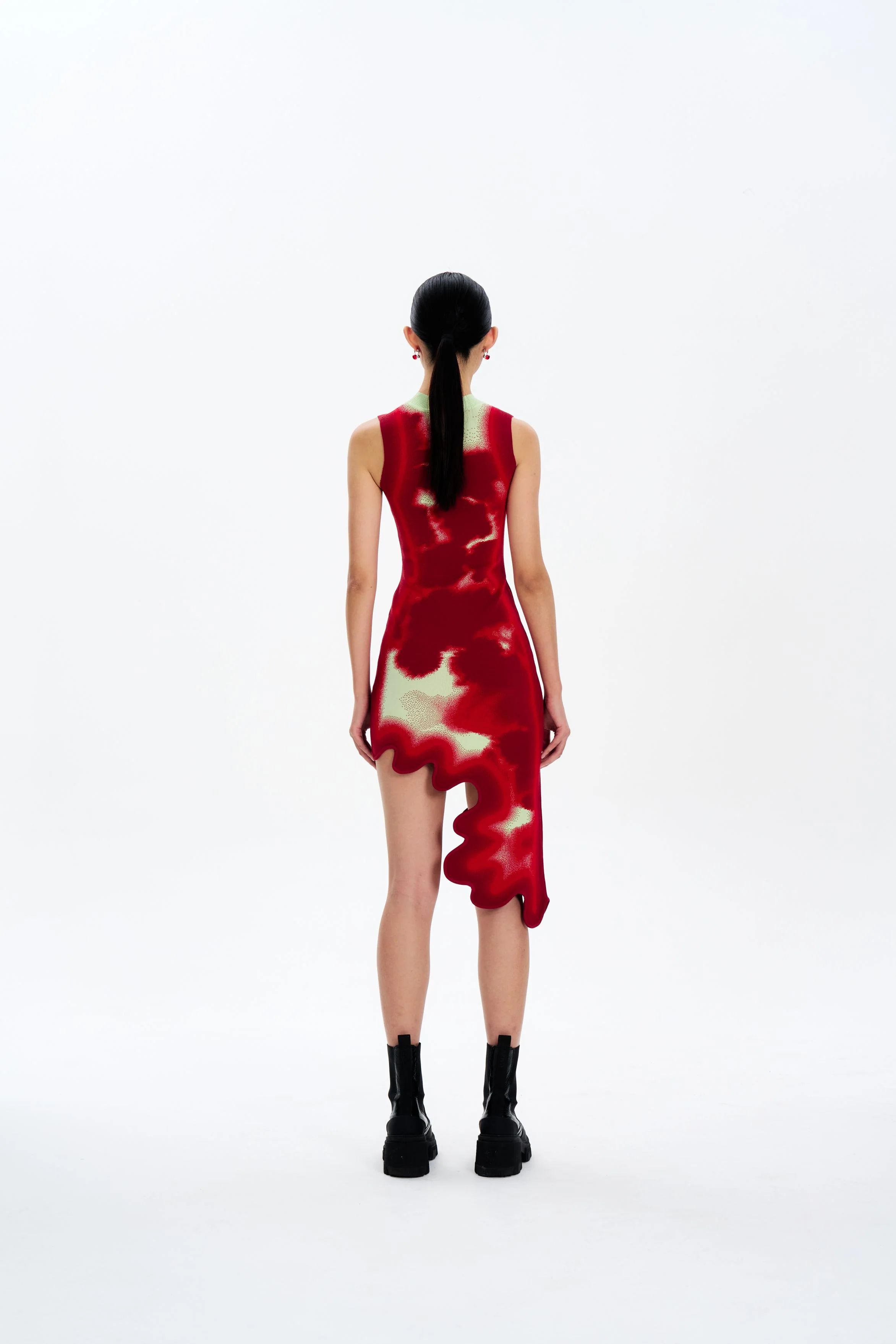 BROOKLYN TIE-DYE WAVY DRESS - Image 5