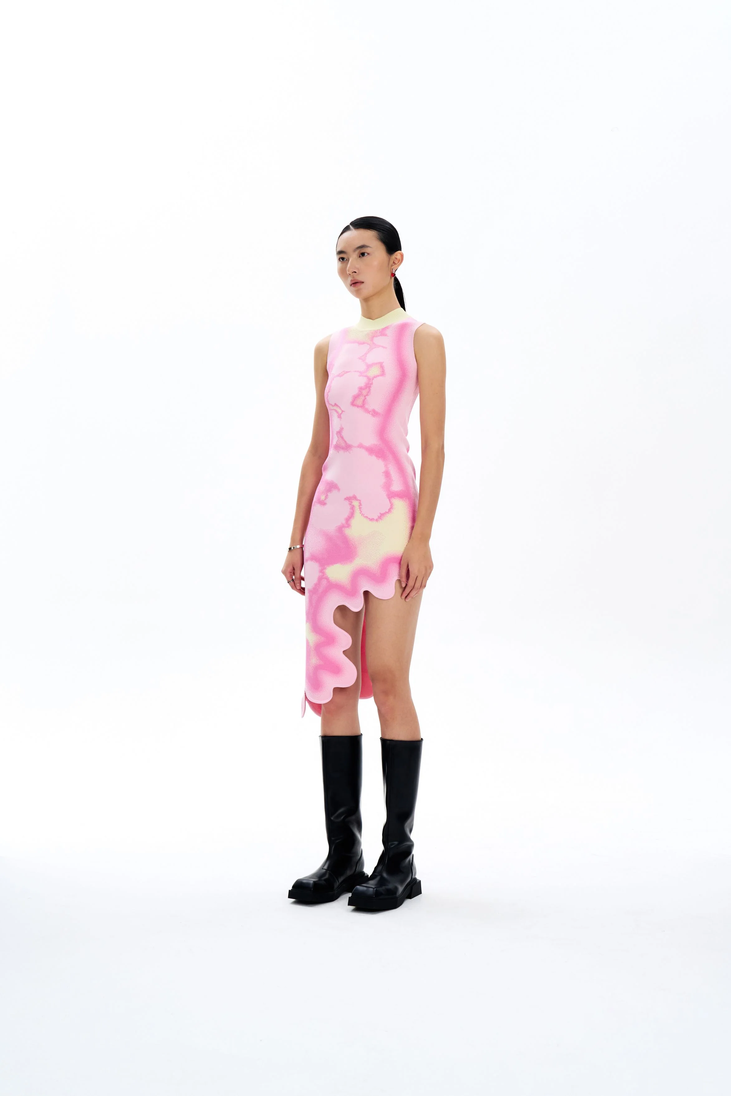 BROOKLYN TIE-DYE WAVY DRESS - Image 2