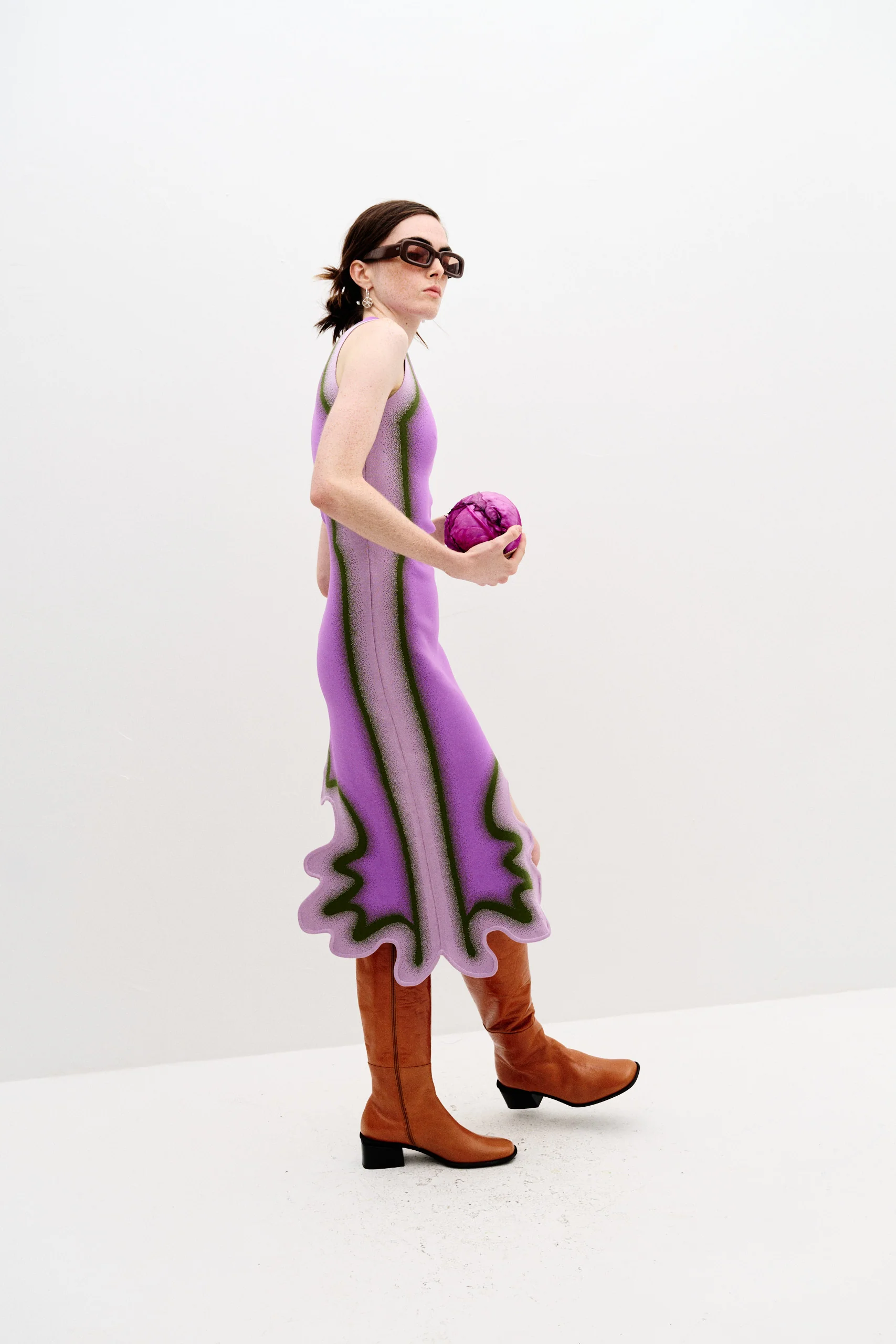 BROOKLYN WAVY ASYMMETRIC DRESS - Image 2