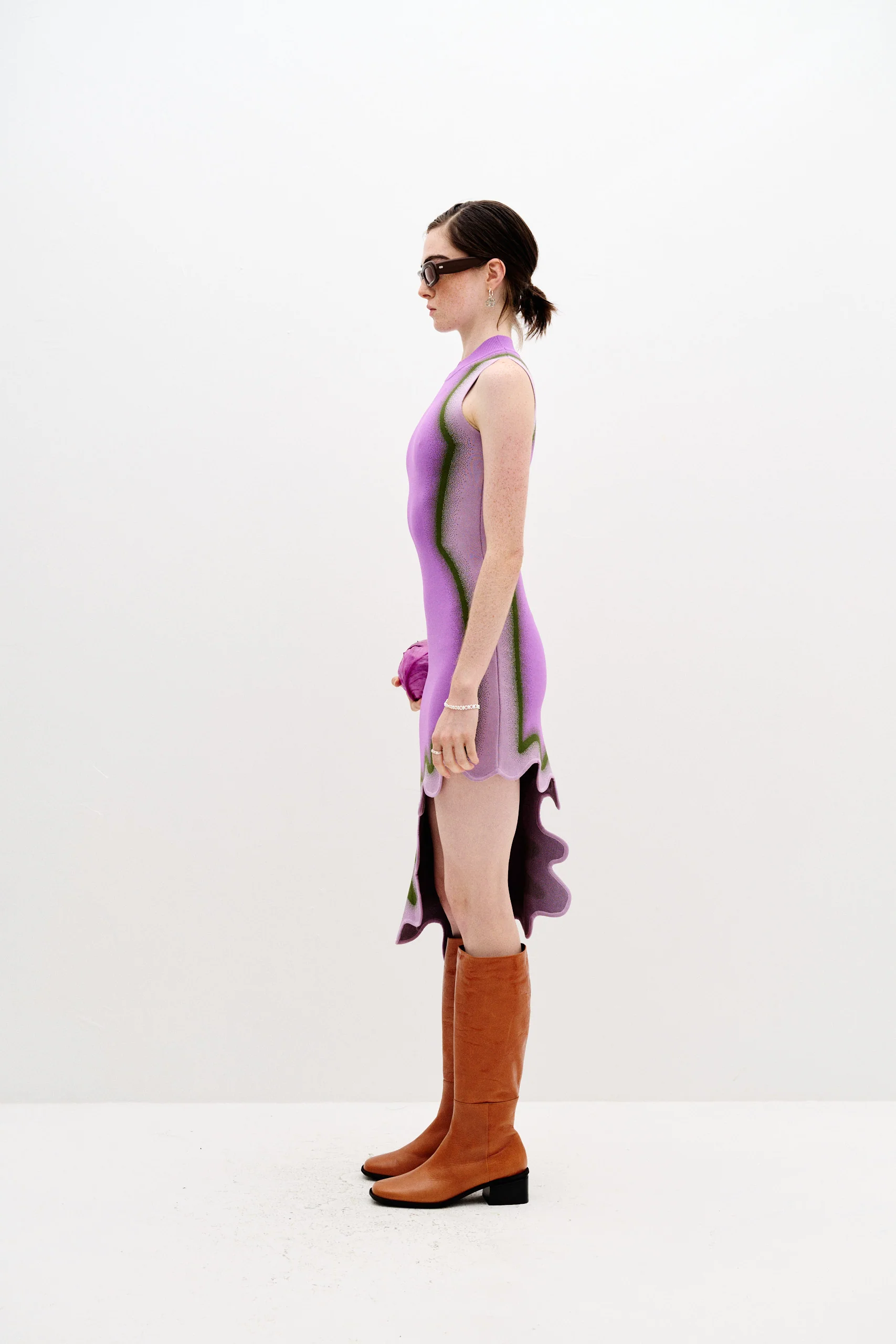 BROOKLYN WAVY ASYMMETRIC DRESS - Image 4