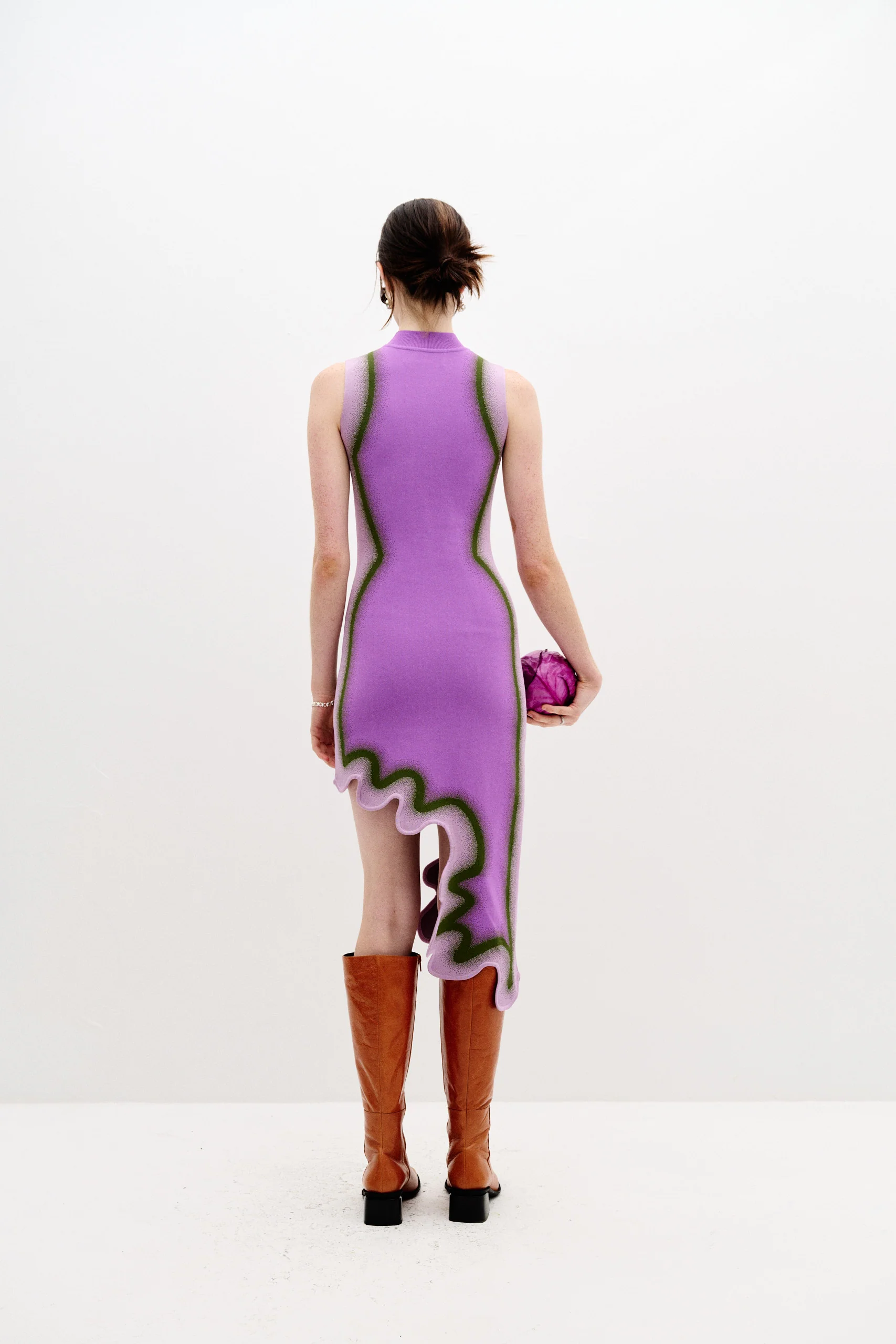 BROOKLYN WAVY ASYMMETRIC DRESS - Image 5