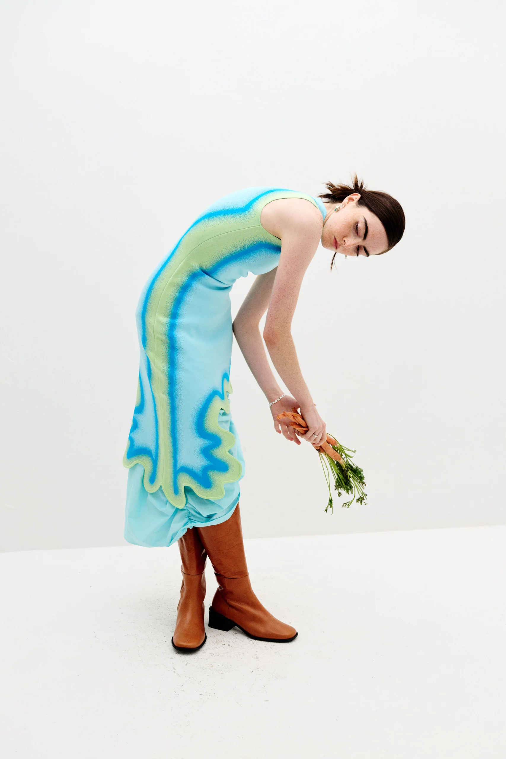 BROOKLYN WAVY ASYMMETRIC DRESS - Image 4
