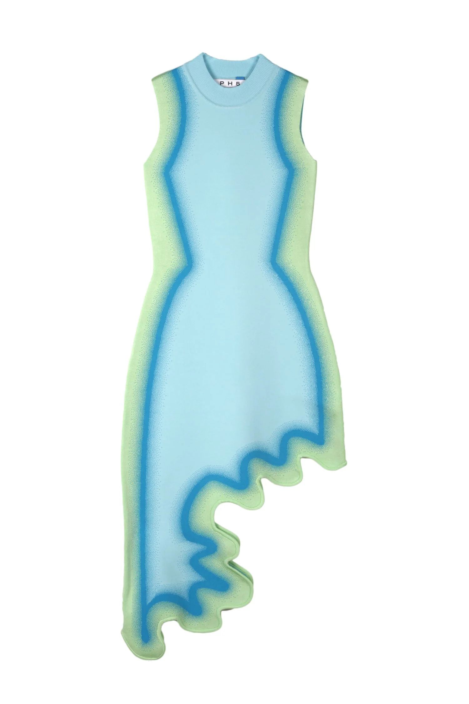 BROOKLYN WAVY ASYMMETRIC DRESS - Image 7