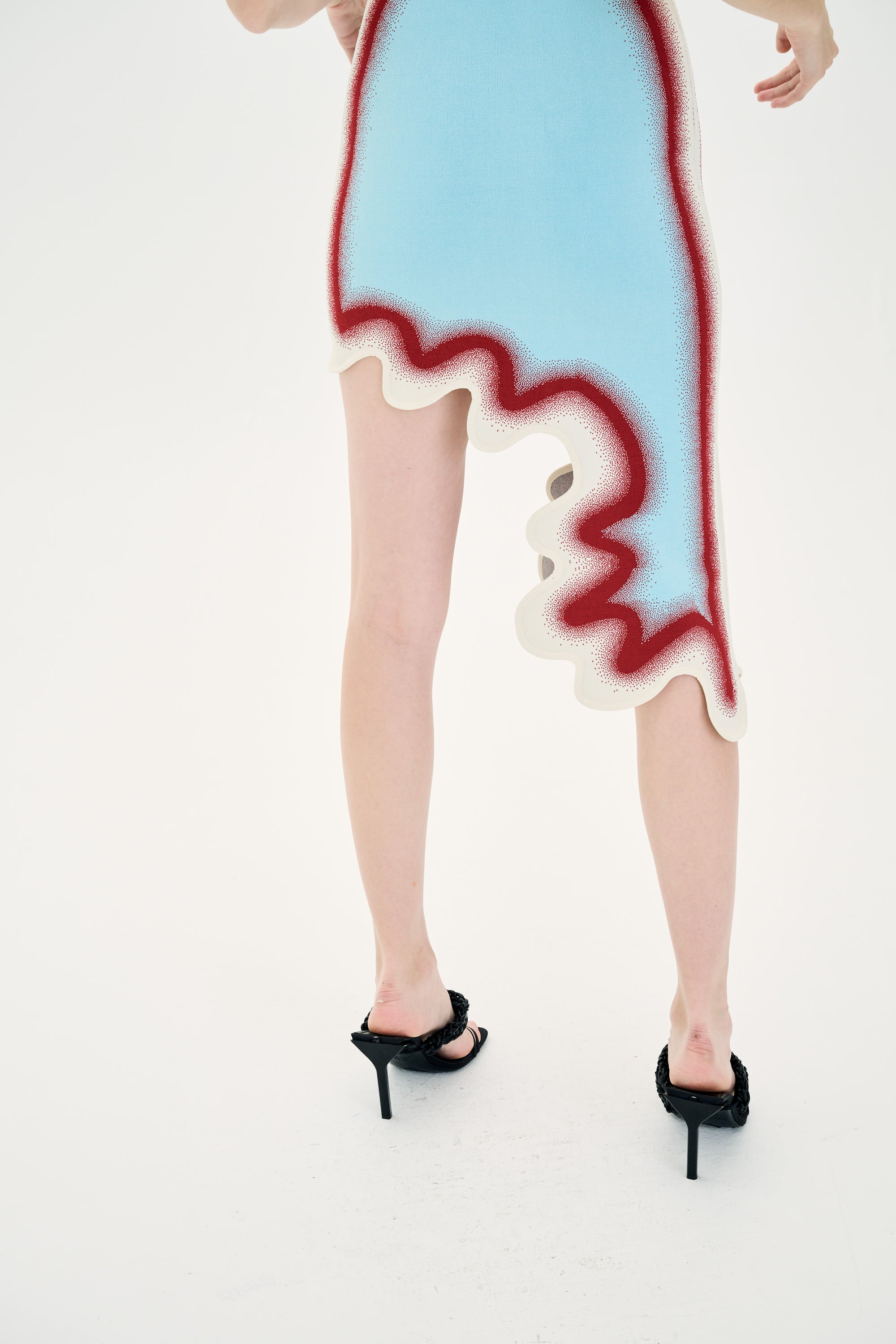 BROOKLYN WAVY ASYMMETRIC DRESS - Image 5