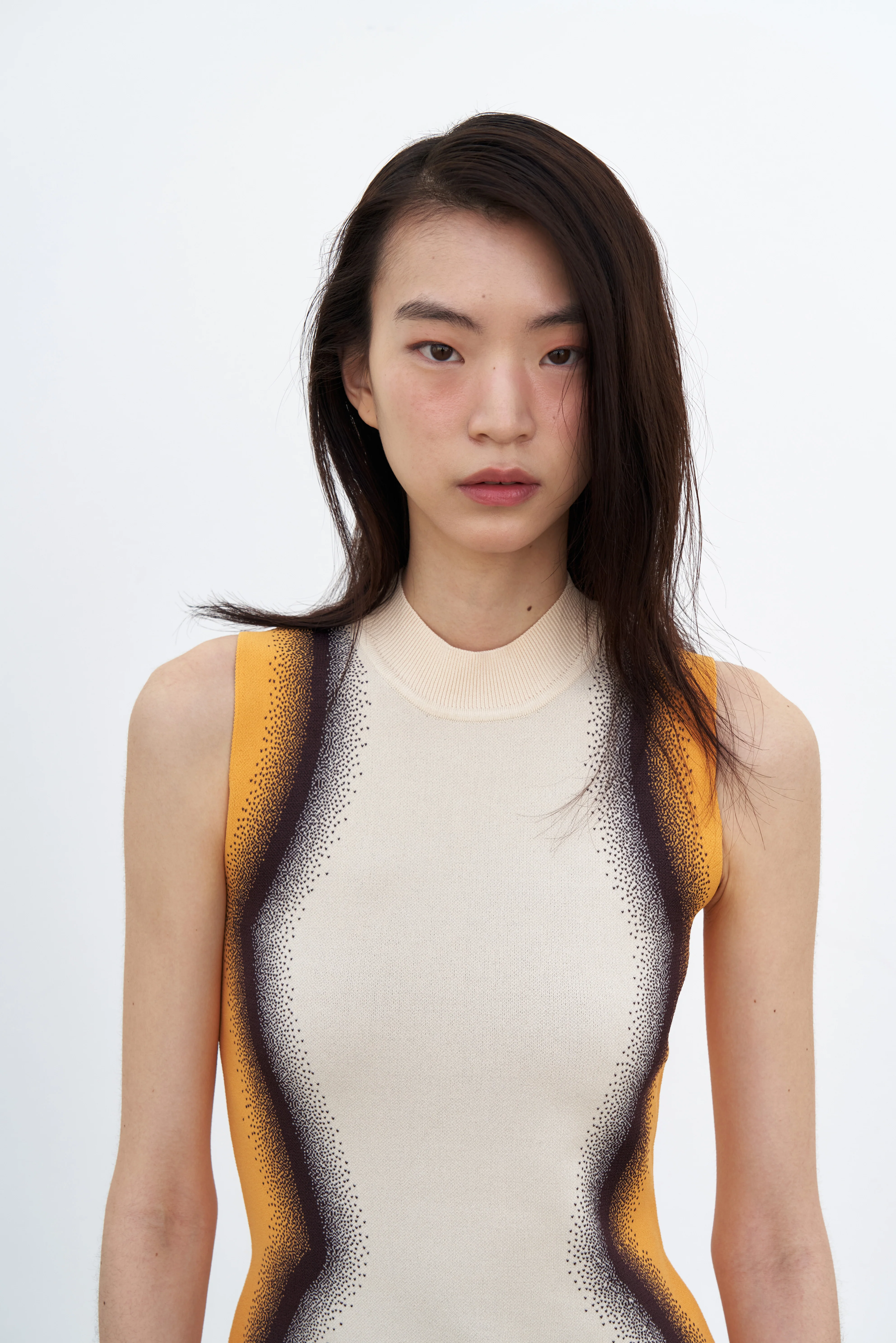 BROOKLYN WAVY ASYMMETRIC DRESS - Image 3
