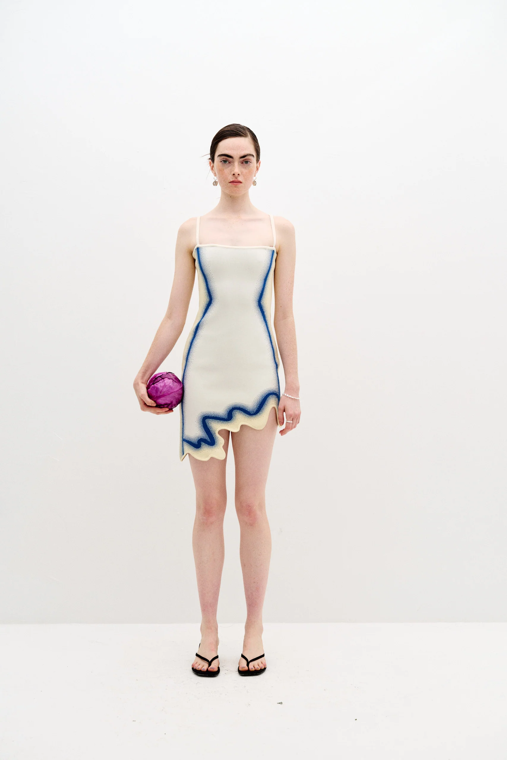 CAMASSIA UV REACTIVE MINI WAVY DRESS - Image 2