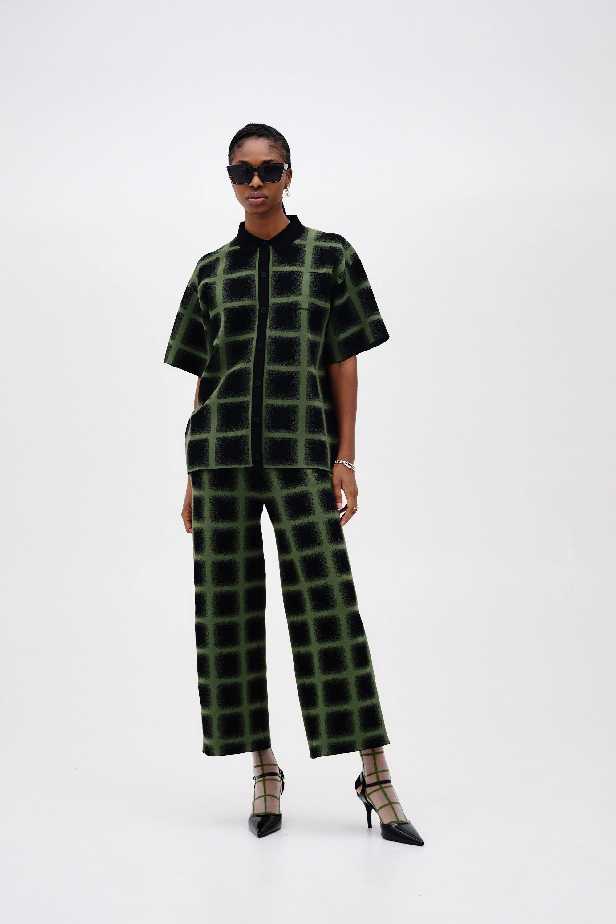 CAMELLIA OVERSIZED PLAID SHIRT - Image 4
