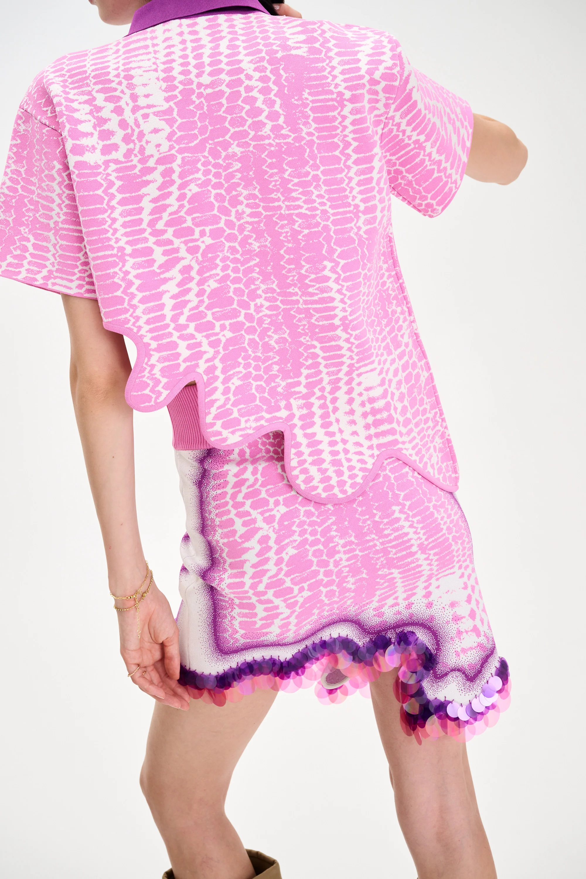 CASEY WAVY MINI SKIRT - Image 6