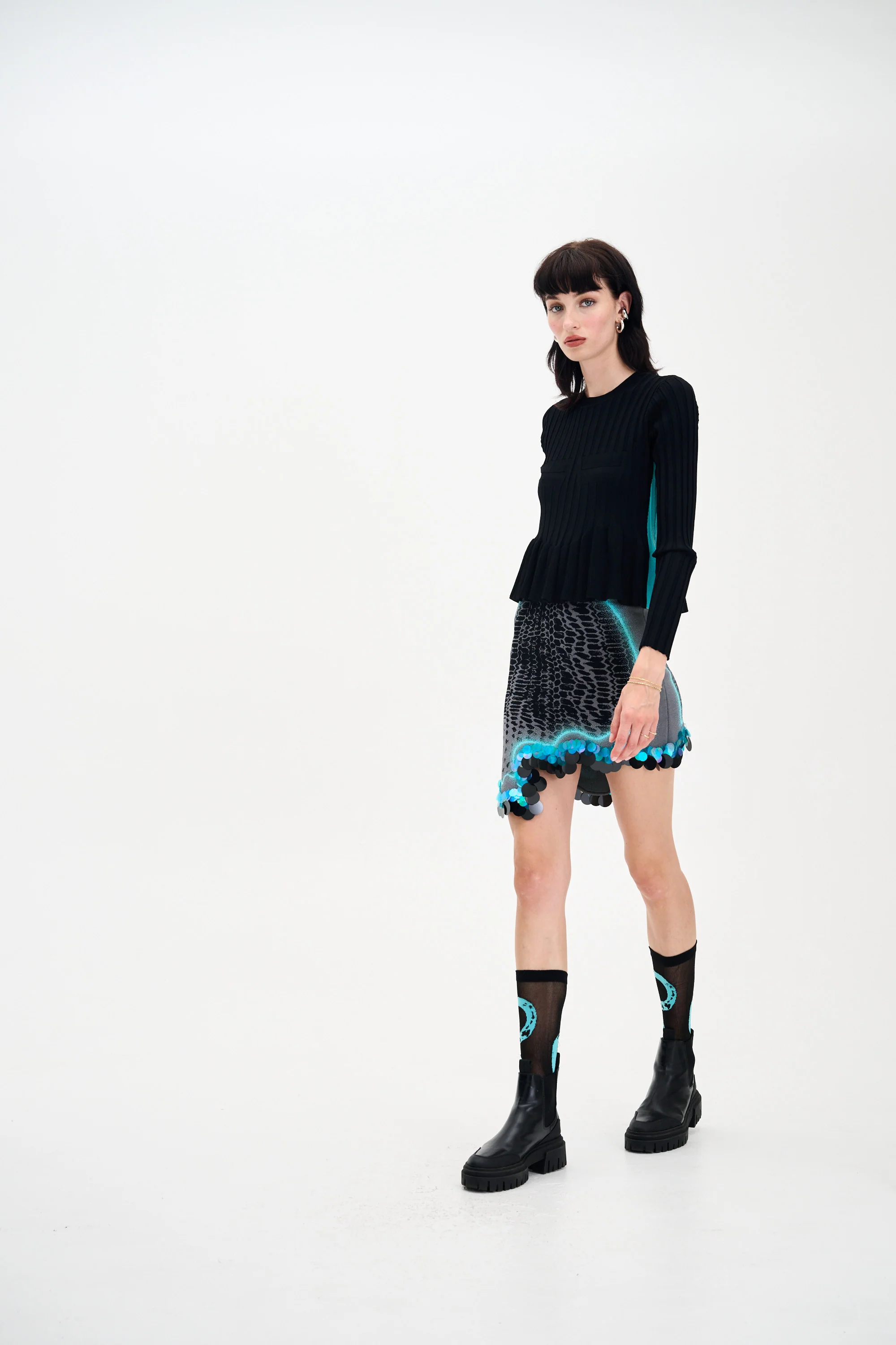 CASEY WAVY MINI SKIRT - Image 6